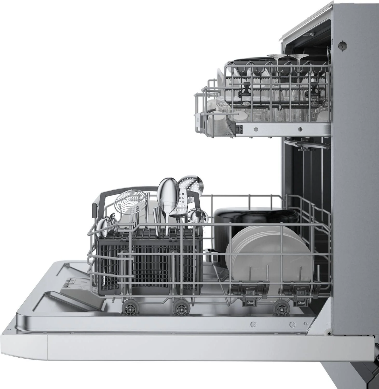 Bosch SGE53C52UC 300 Series Dishwasher 24" White - Image 14
