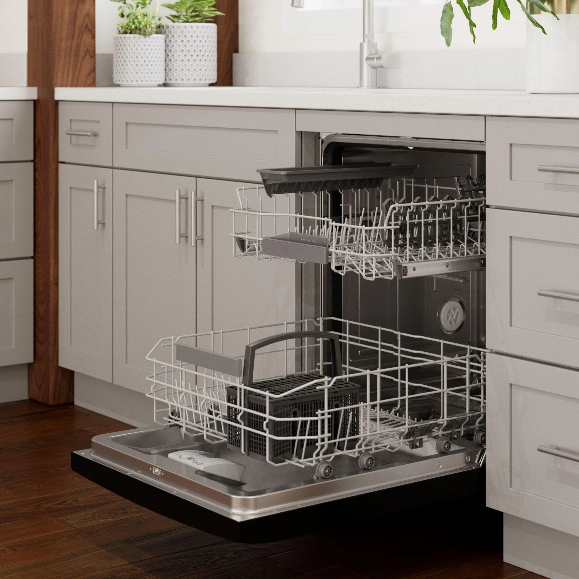 Bosch SGE53C56UC 300 Series Dishwasher 24" Black - Image 12