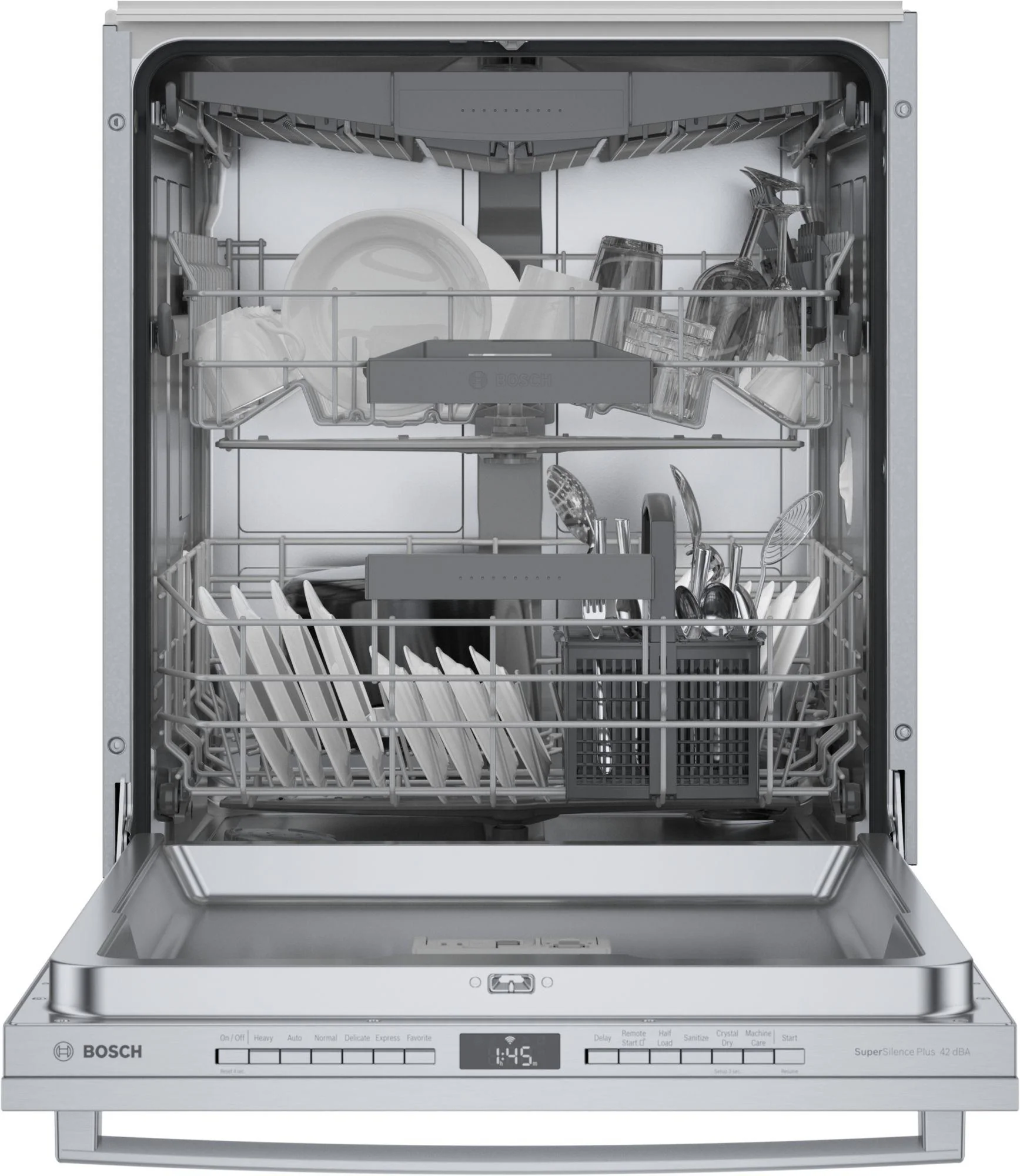 Bosch SGX78C55UC 800 Series, built-under dishwasher, 24'', Brushed steel - Image 7