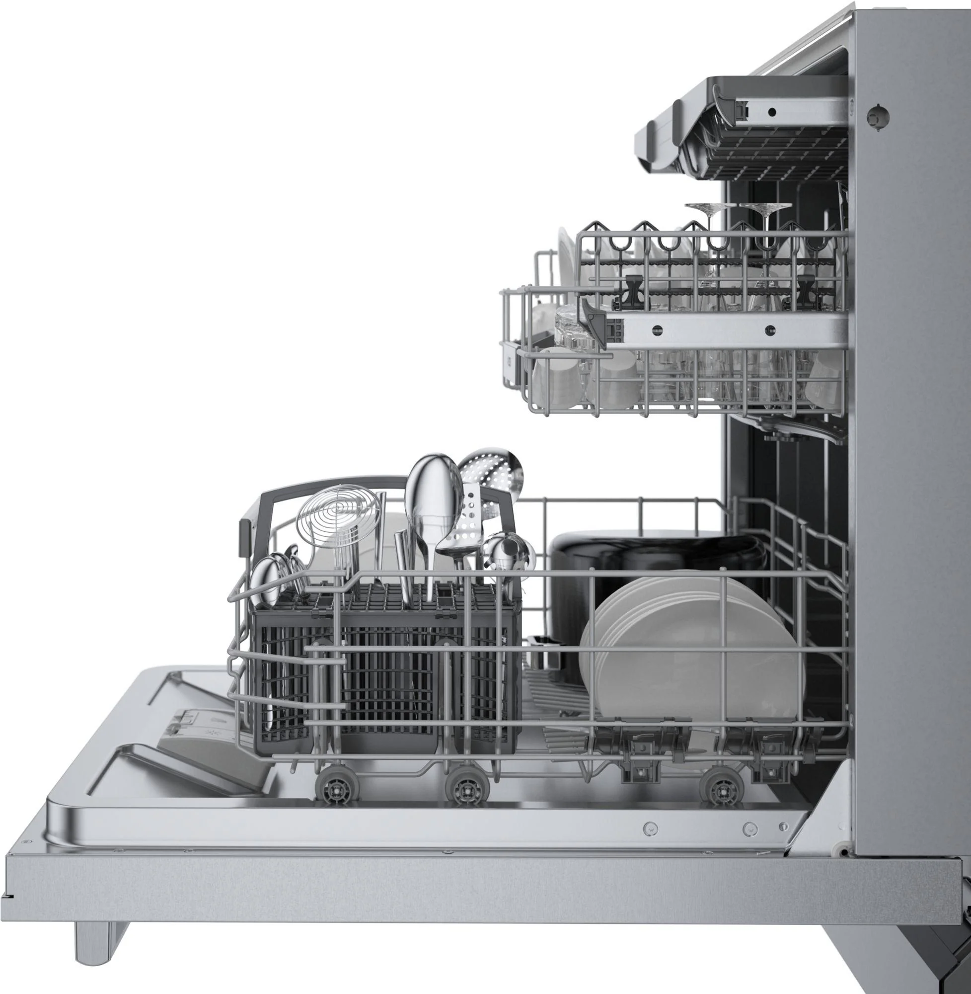 Bosch SGX78C55UC 800 Series, built-under dishwasher, 24'', Brushed steel - Image 8