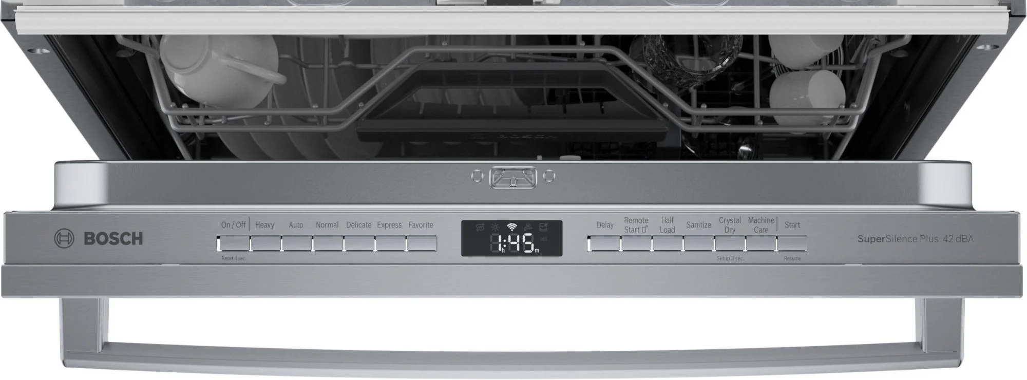 Bosch SGX78C55UC 800 Series, built-under dishwasher, 24'', Brushed steel - Image 9