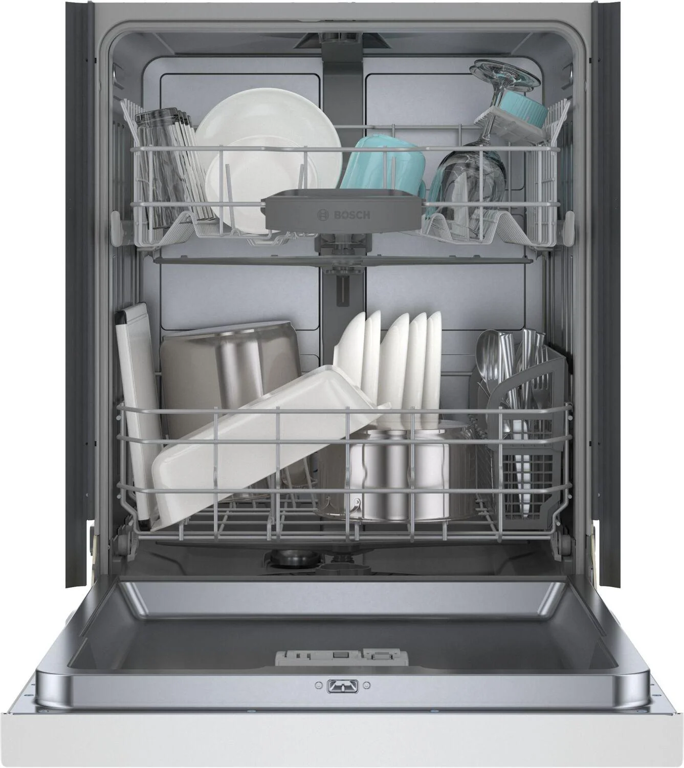 Bosch SHE3AEM2N 100 Series Dishwasher 24" White - Image 5