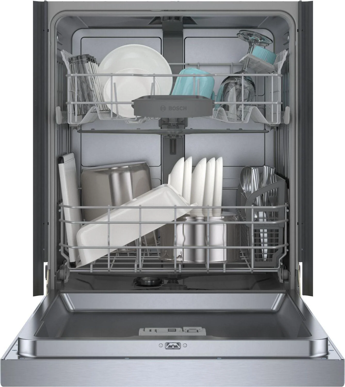 Bosch SHE3AEM5N 100 Series Dishwasher 24" Stainless Steel Anti-fingerprint - Image 4