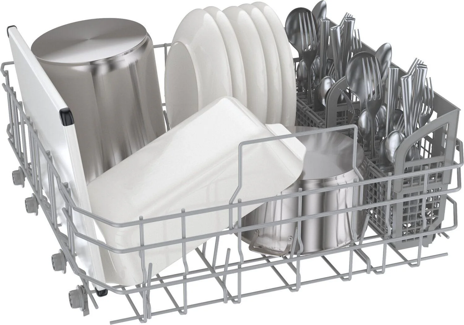 Bosch SHE41CM2N 100 Series, built-under dishwasher, 24'', White - Image 8
