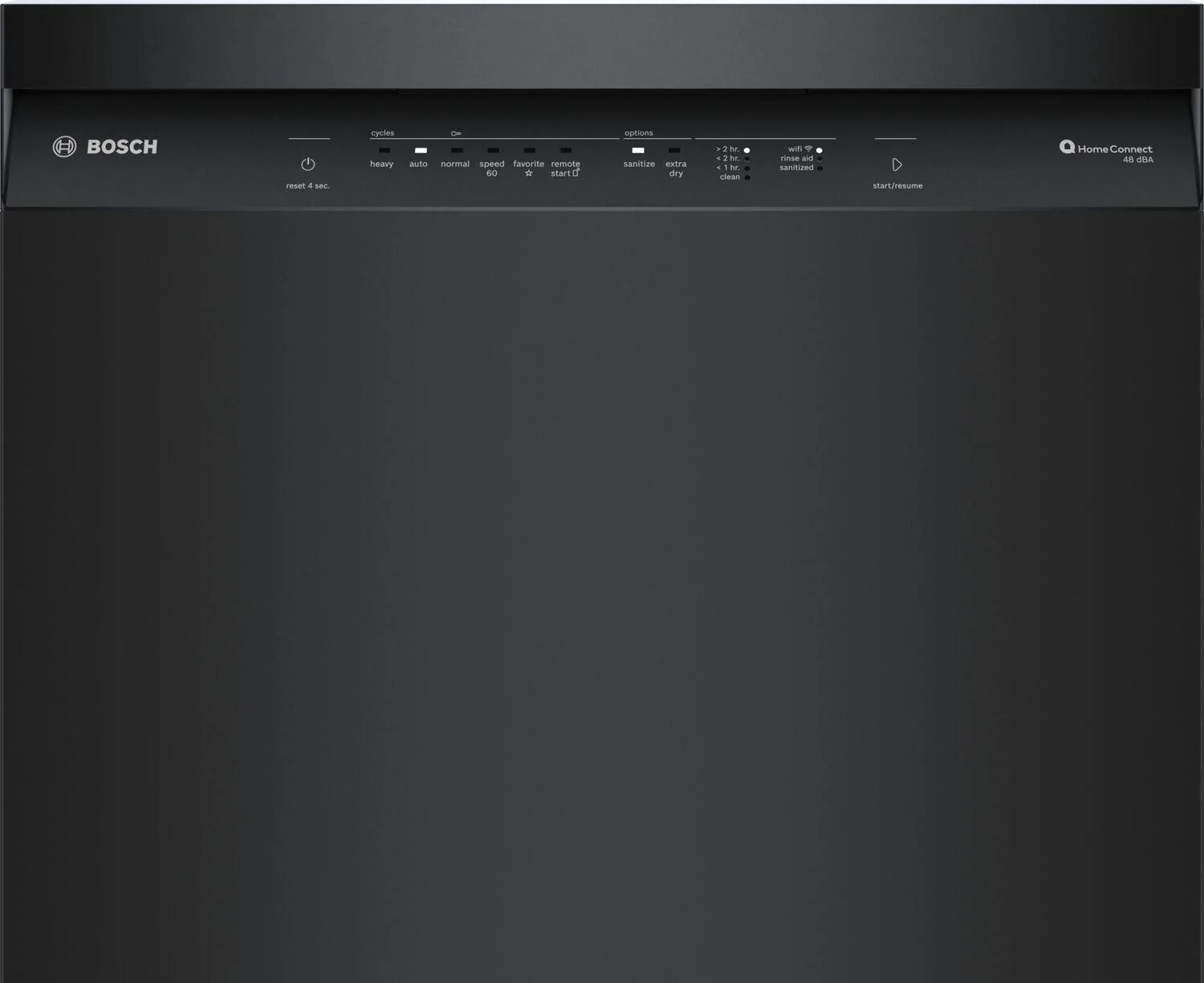 Bosch SHE41CM6N 100 Series, built-under dishwasher, 24'', Black - Image 2