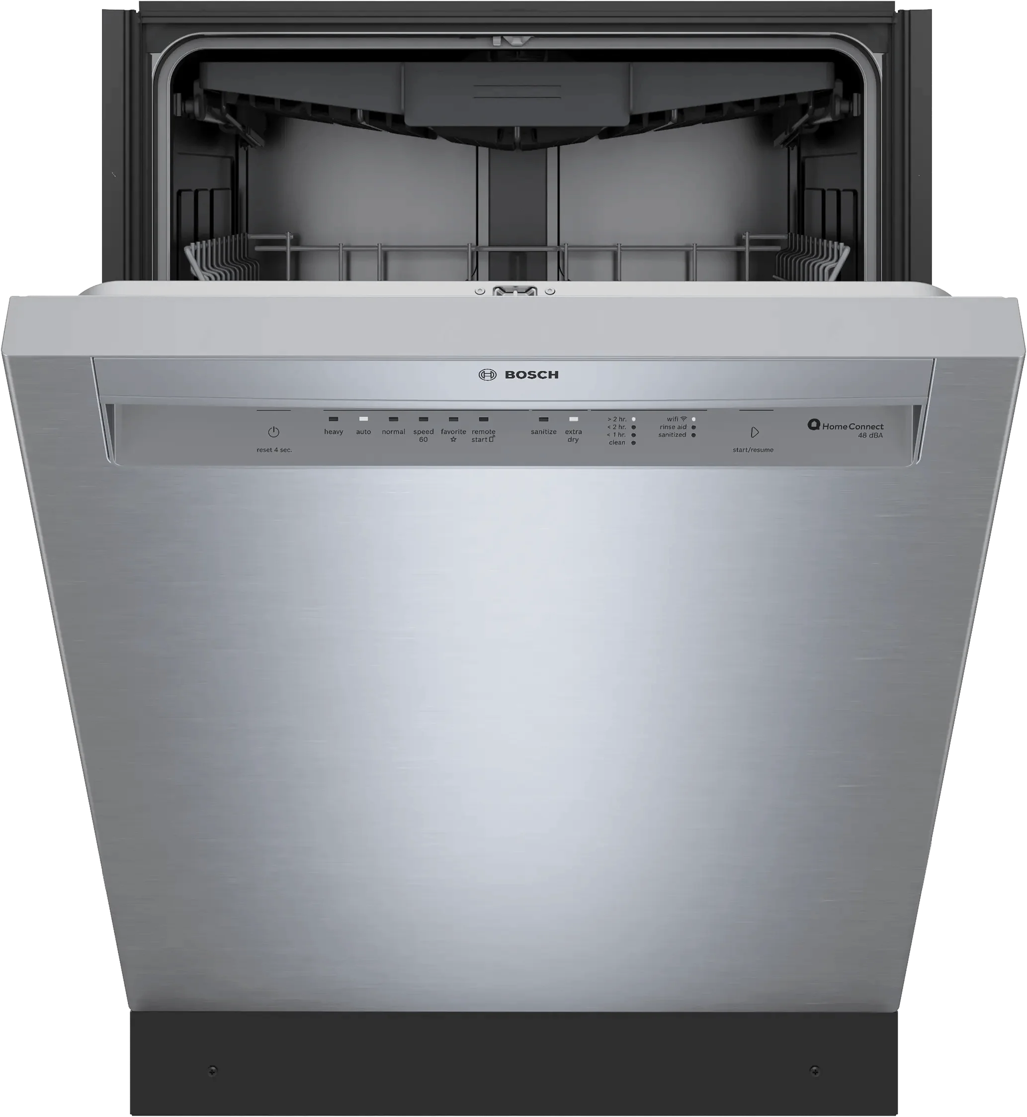 Bosch SHE43DM5N 300 Recessed Handle, 48 dBA, Standard 3rd Rack, PureDry - SS - Image 10