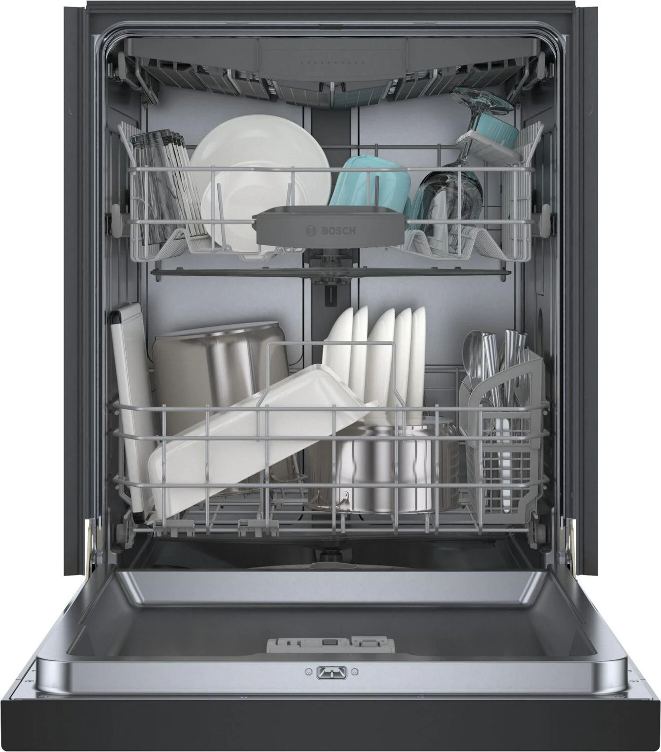 Bosch SHE53C86N 300 Series, built-under dishwasher, 24'', Black - Image 4