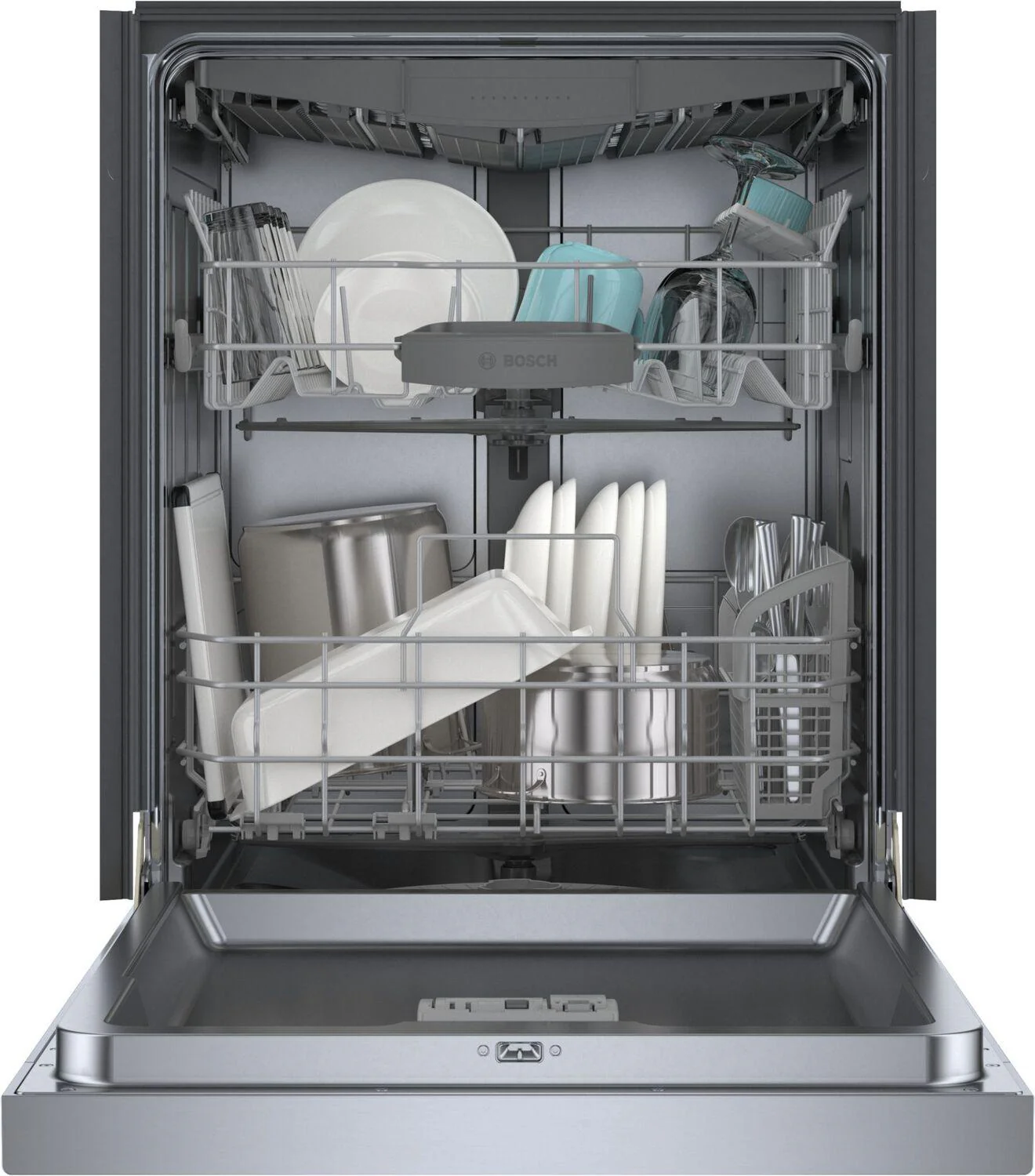 Bosch SHE53CE5N 300 Series, built-under dishwasher, 24'', Brushed steel anti-fingerprint - Image 5