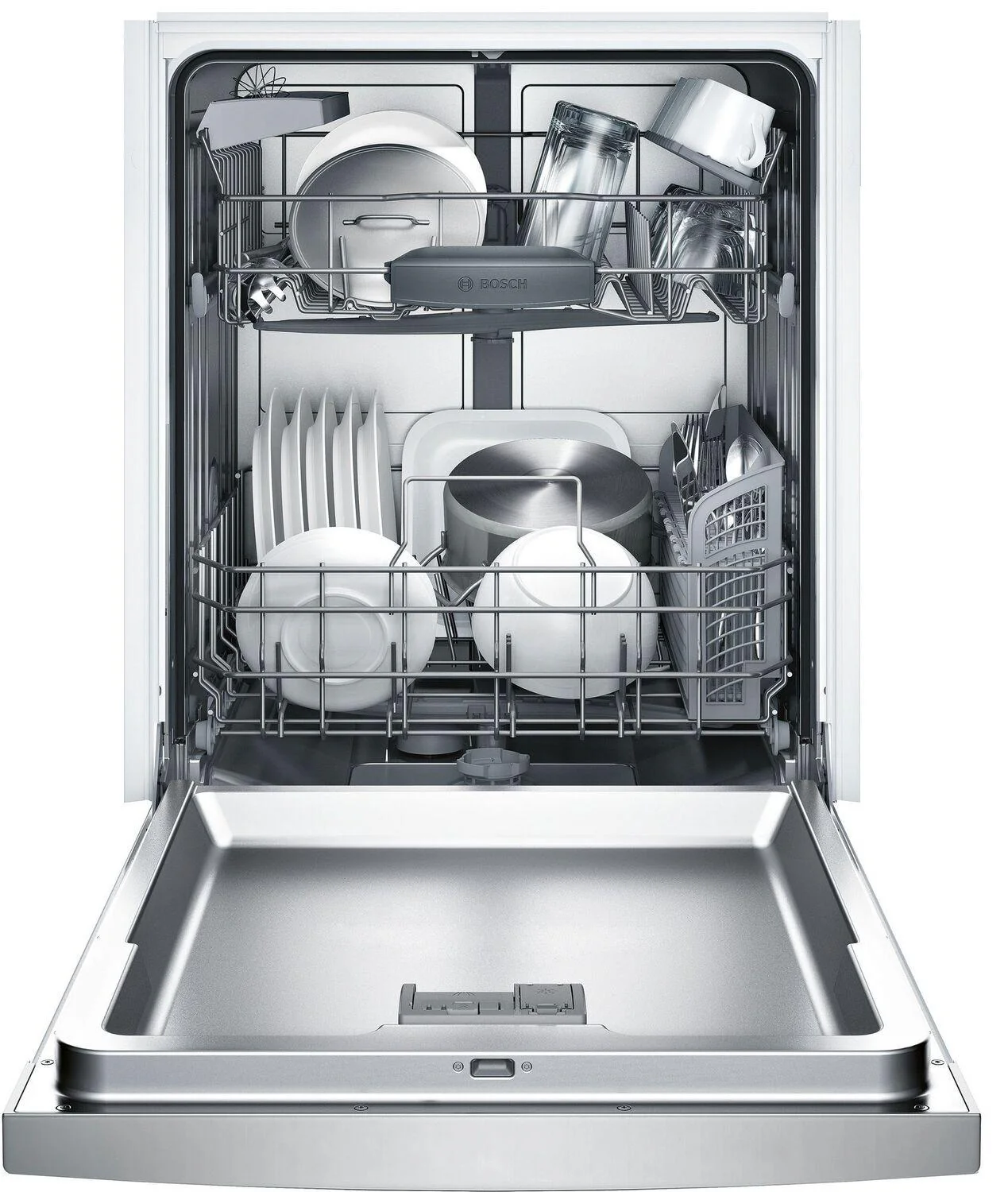 Bosch SHEM3AY55N 100 Series Dishwasher 24" Stainless steel - Image 2