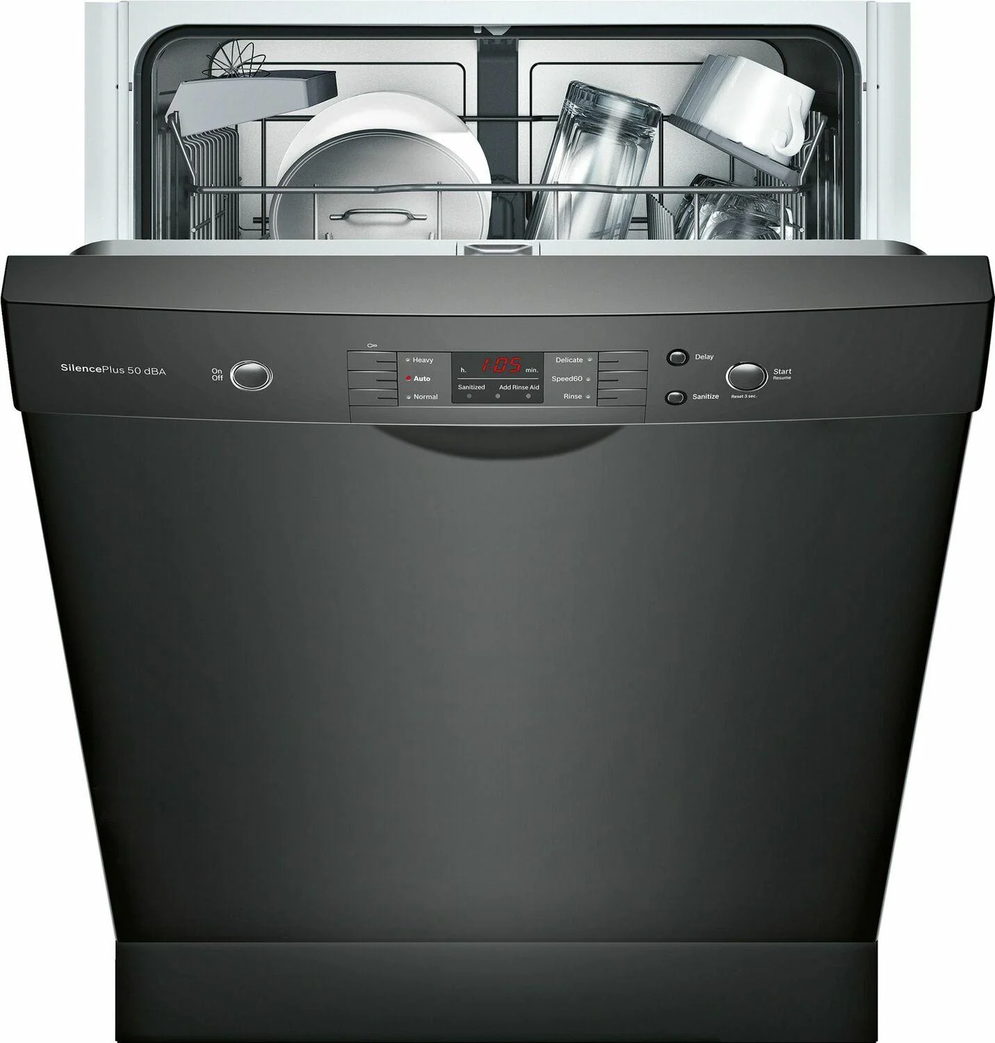 100 Series Dishwasher 24'' Black SHEM3AY56N - Image 3