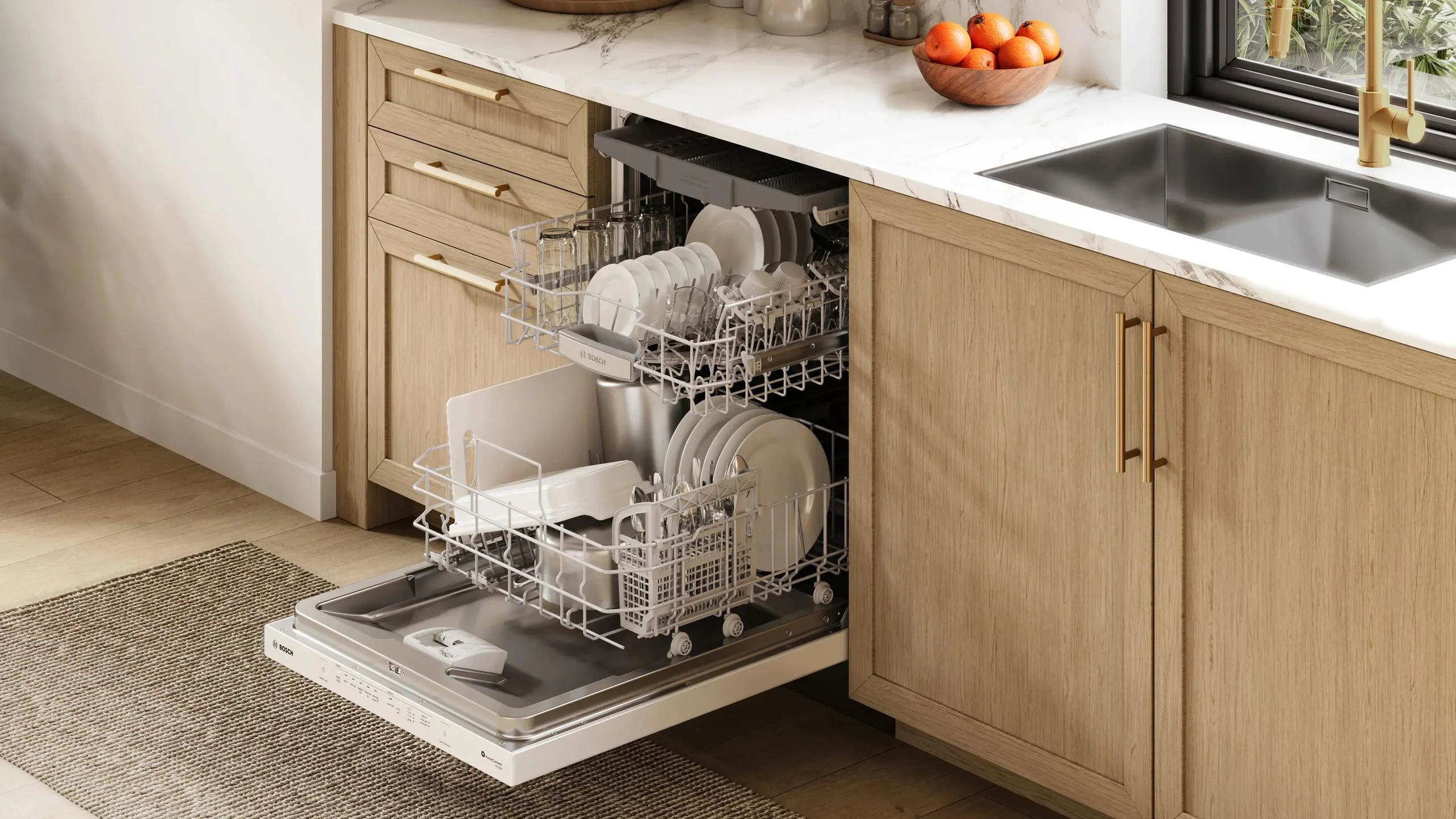 Bosch SHP65DM2N 500 Series, built-under dishwasher, 24'', White - Image 26