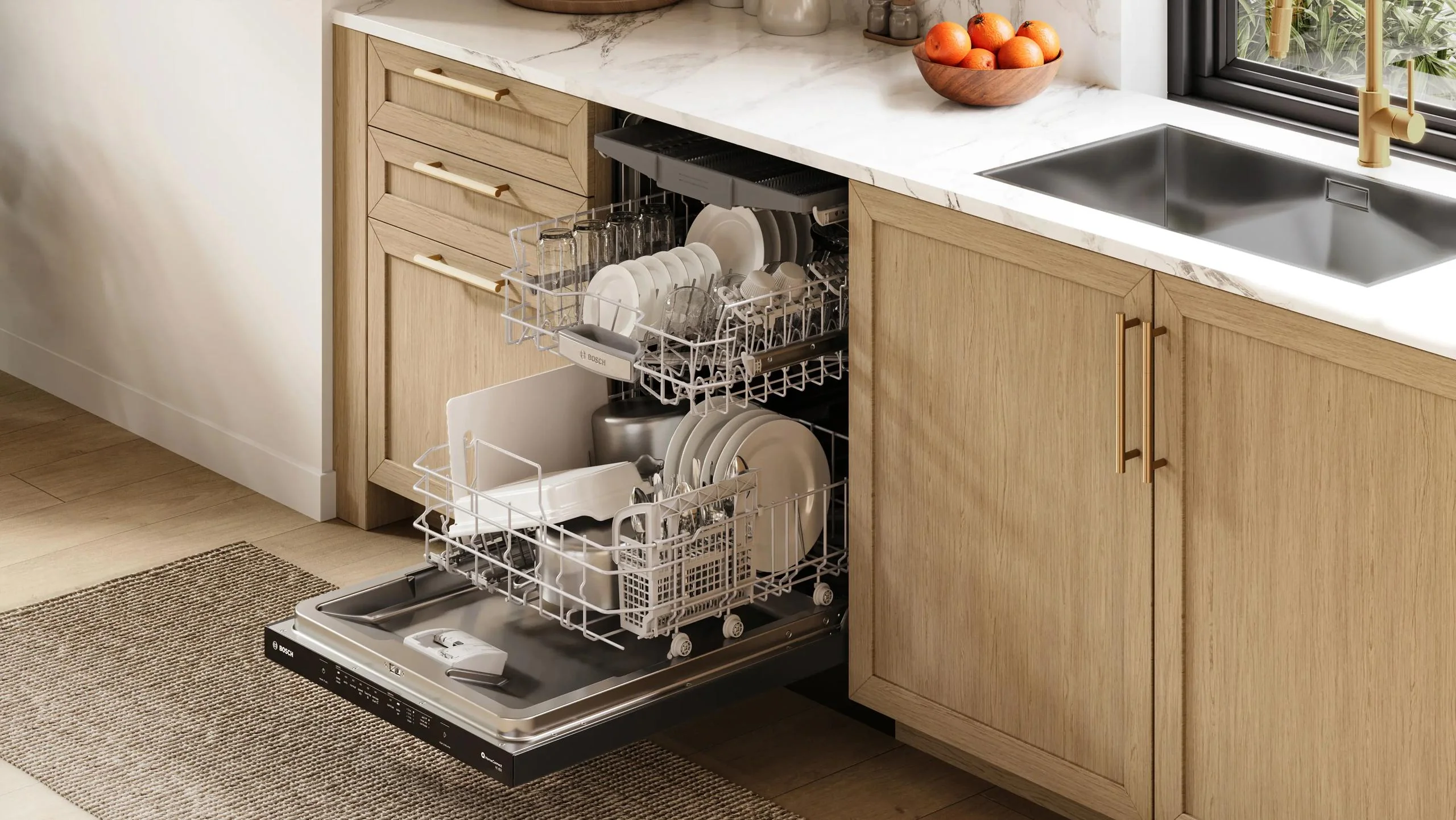 Bosch SHP65DM6N 500 Series, built-under dishwasher, 24'', Black - Image 2
