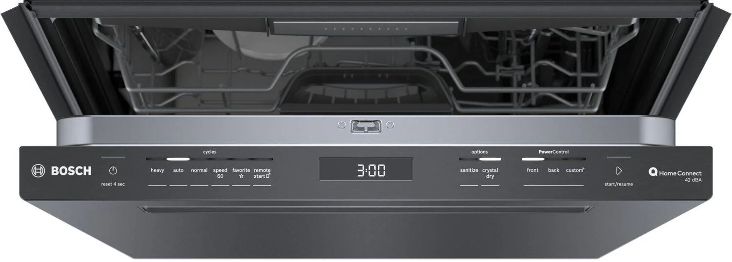 Bosch SHP78CM4N 800 Series, built-under dishwasher, 24'', Brushed black steel anti-fingerprint - Image 3