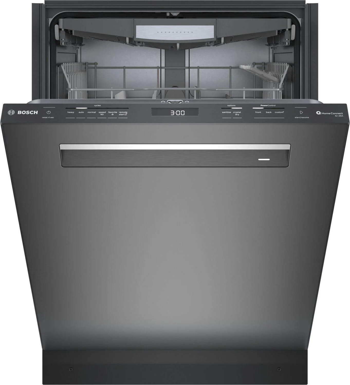 Bosch SHP78CM4N 800 Series, built-under dishwasher, 24'', Brushed black steel anti-fingerprint - Image 4