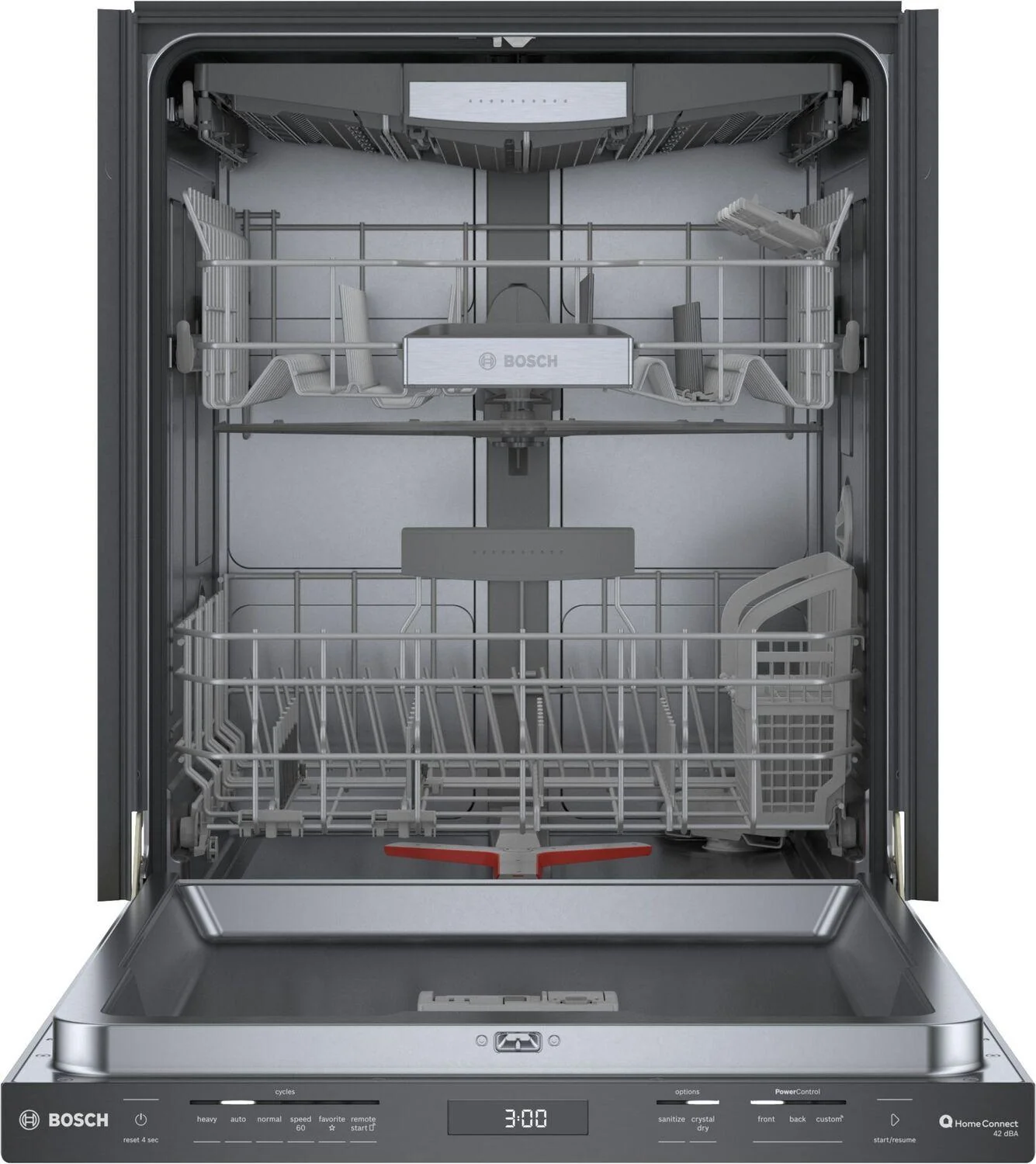 Bosch SHP78CM4N 800 Series, built-under dishwasher, 24'', Brushed black steel anti-fingerprint - Image 6