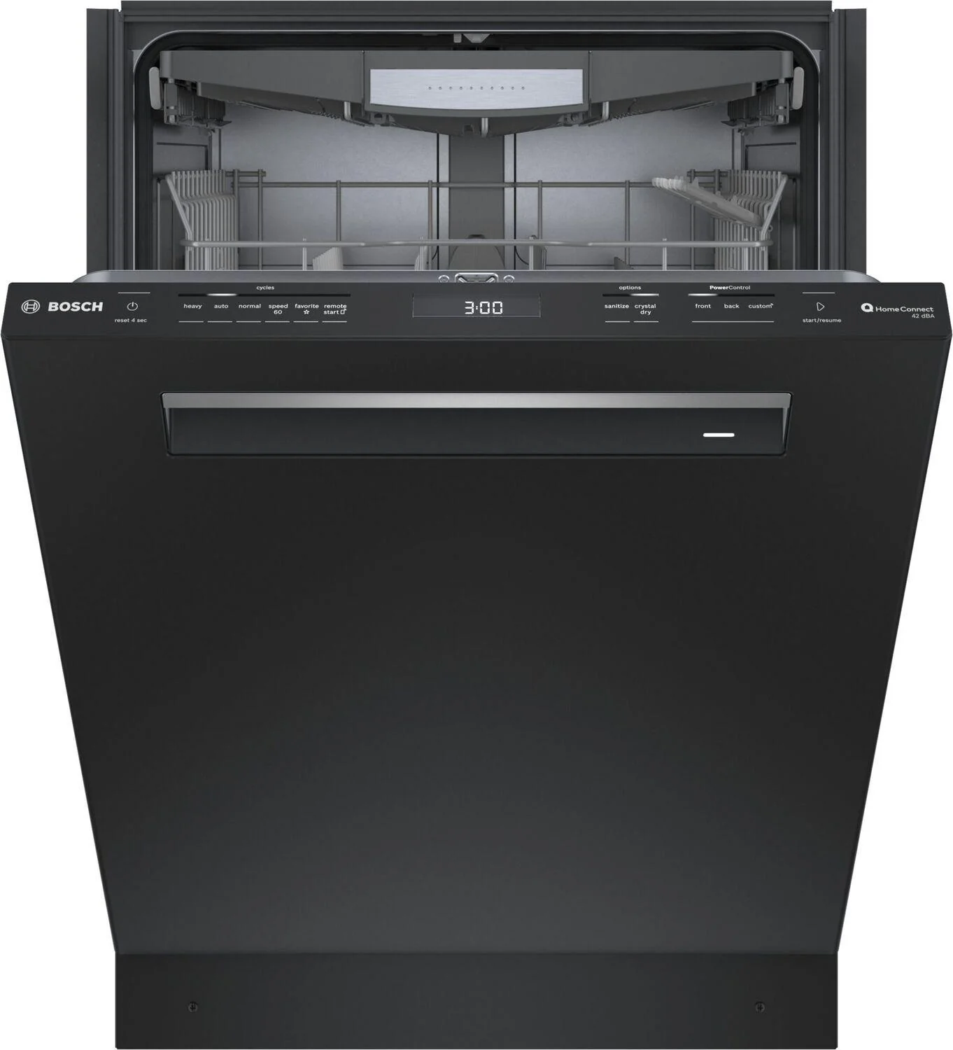 Bosch SHP78CM6N 800 Series, built-under dishwasher, 24'', Black - Image 3
