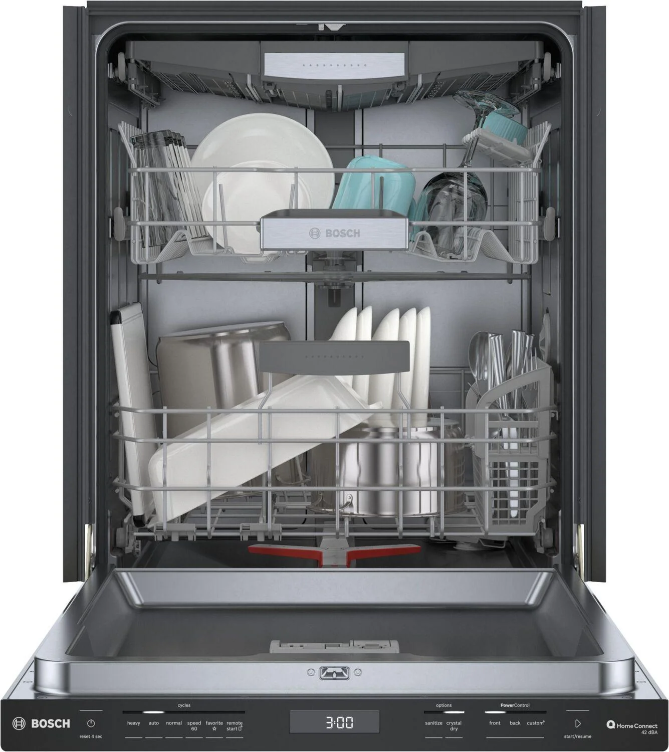 Bosch SHP78CM6N 800 Series, built-under dishwasher, 24'', Black - Image 4