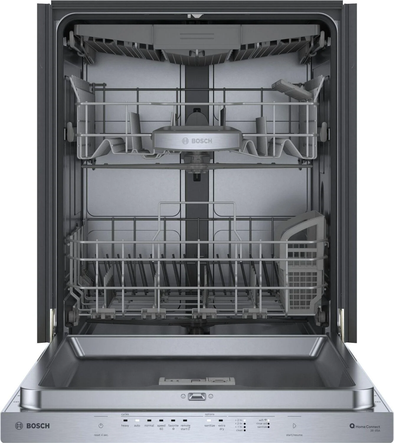 Bosch SHP95CM5N 500 Series, built-under dishwasher, 24'', Brushed steel anti-fingerprint - Image 9