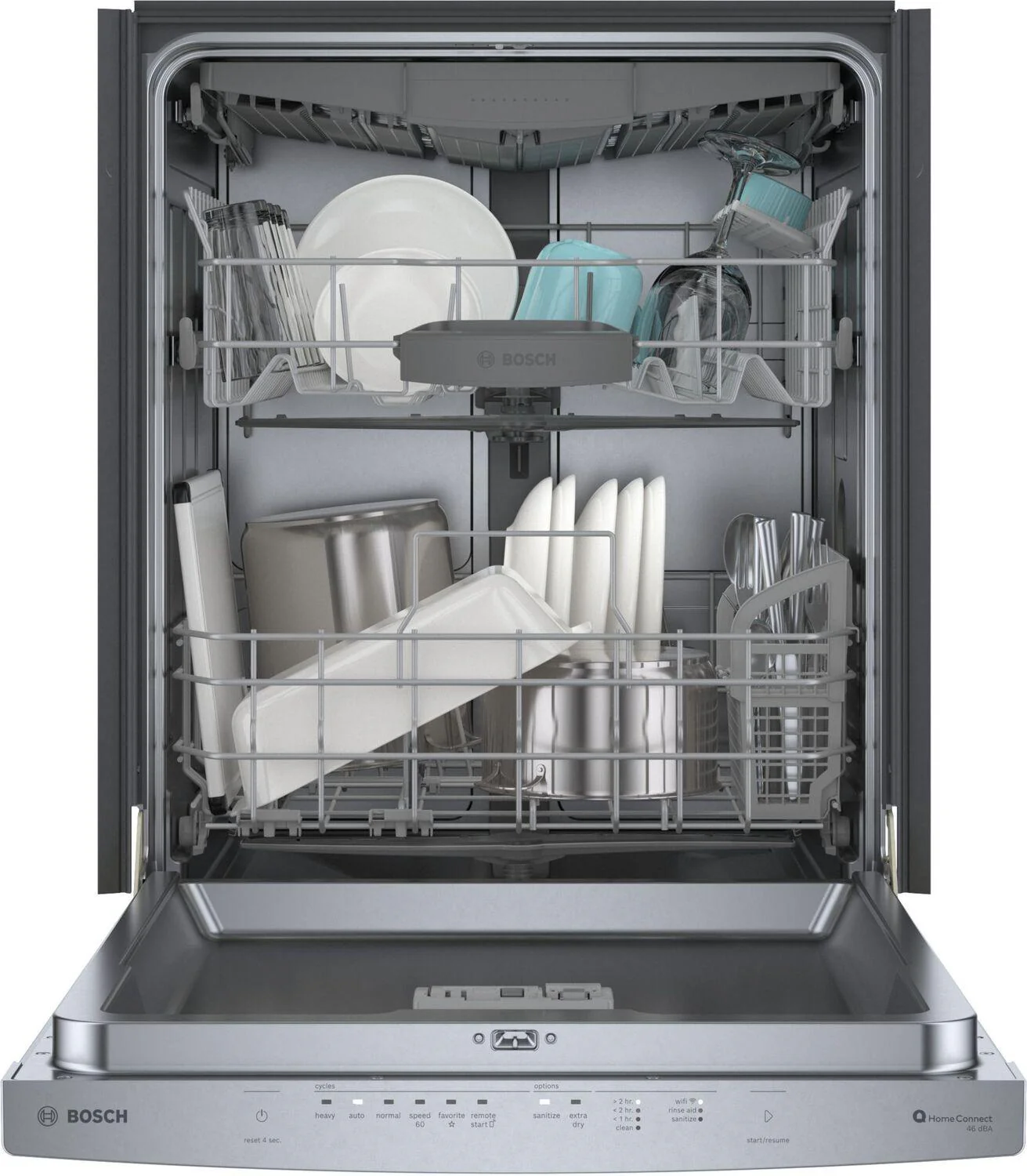 Bosch SHS53CD5N 300 Series, built-under dishwasher, 24'', Brushed steel anti-fingerprint - Image 5