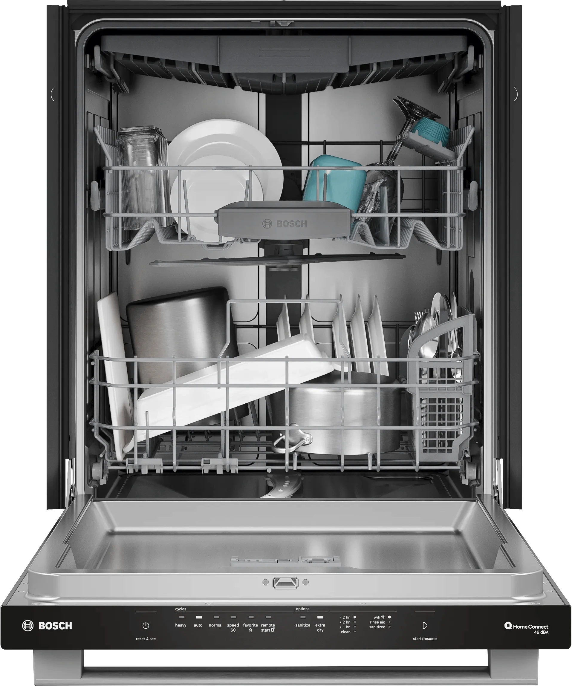 Bosch SHX53DM5N 300 Series, built-under dishwasher, 24'', Brushed steel anti-fingerprint - Image 11