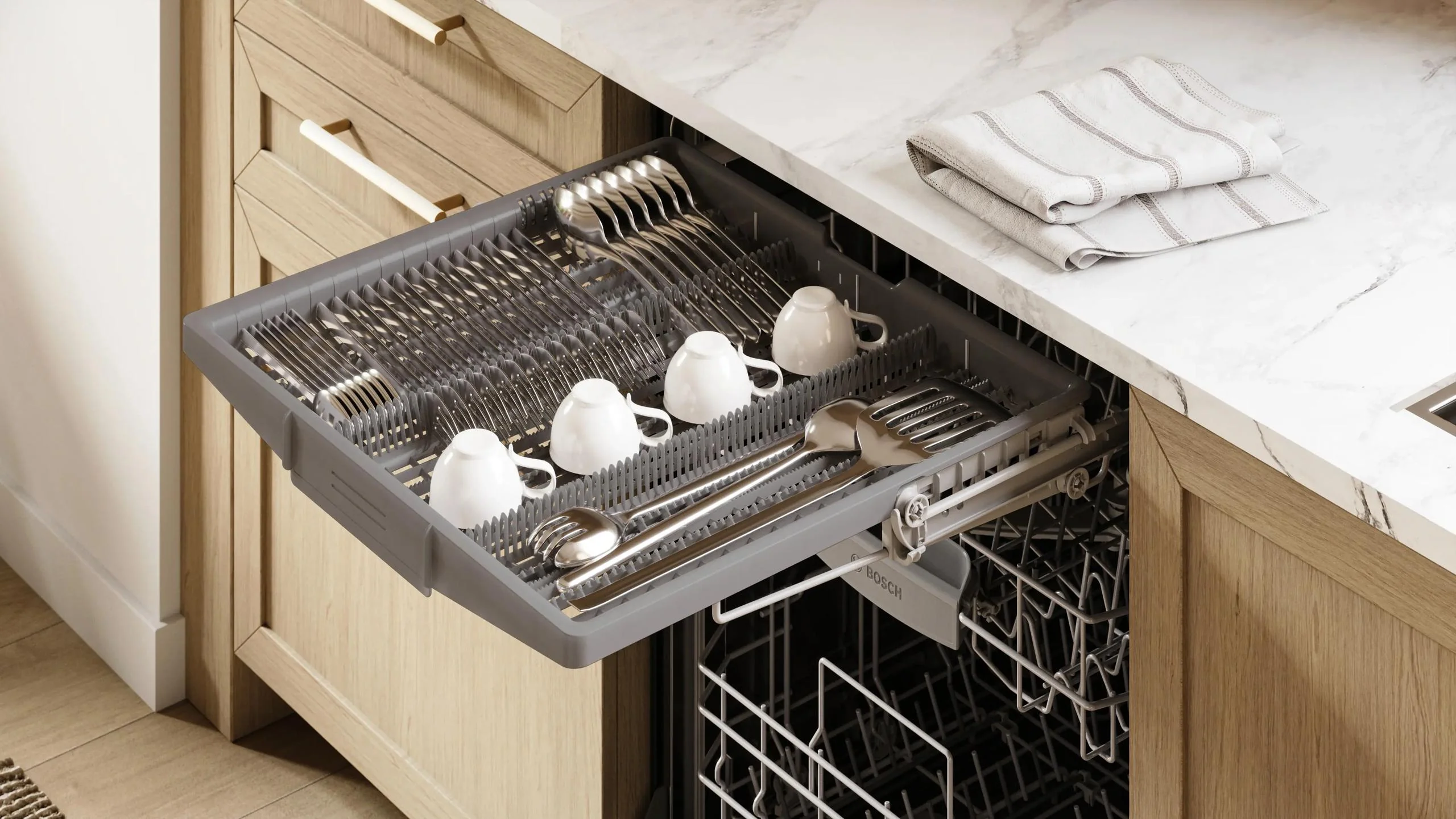 Bosch SHX53DM5N 300 Series, built-under dishwasher, 24'', Brushed steel anti-fingerprint - Image 28