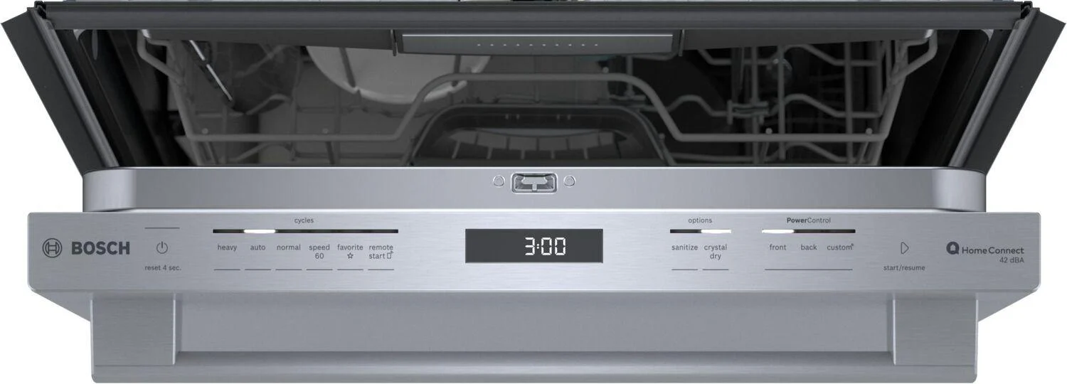 Bosch SHX78CM5N 800 Series, built-under dishwasher, 24'', Brushed steel anti-fingerprint - Image 2