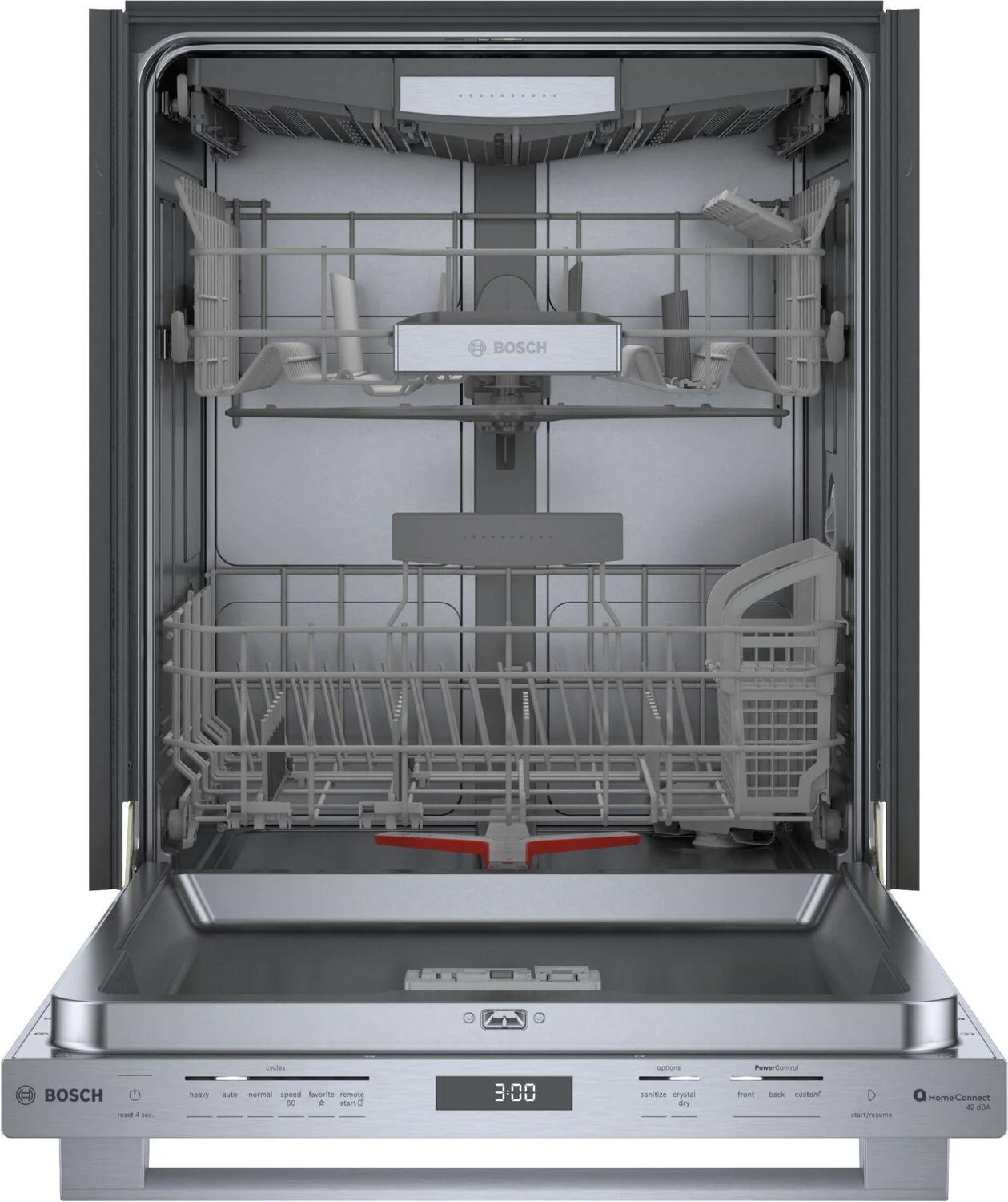 Bosch SHX78CM5N 800 Series, built-under dishwasher, 24'', Brushed steel anti-fingerprint - Image 5