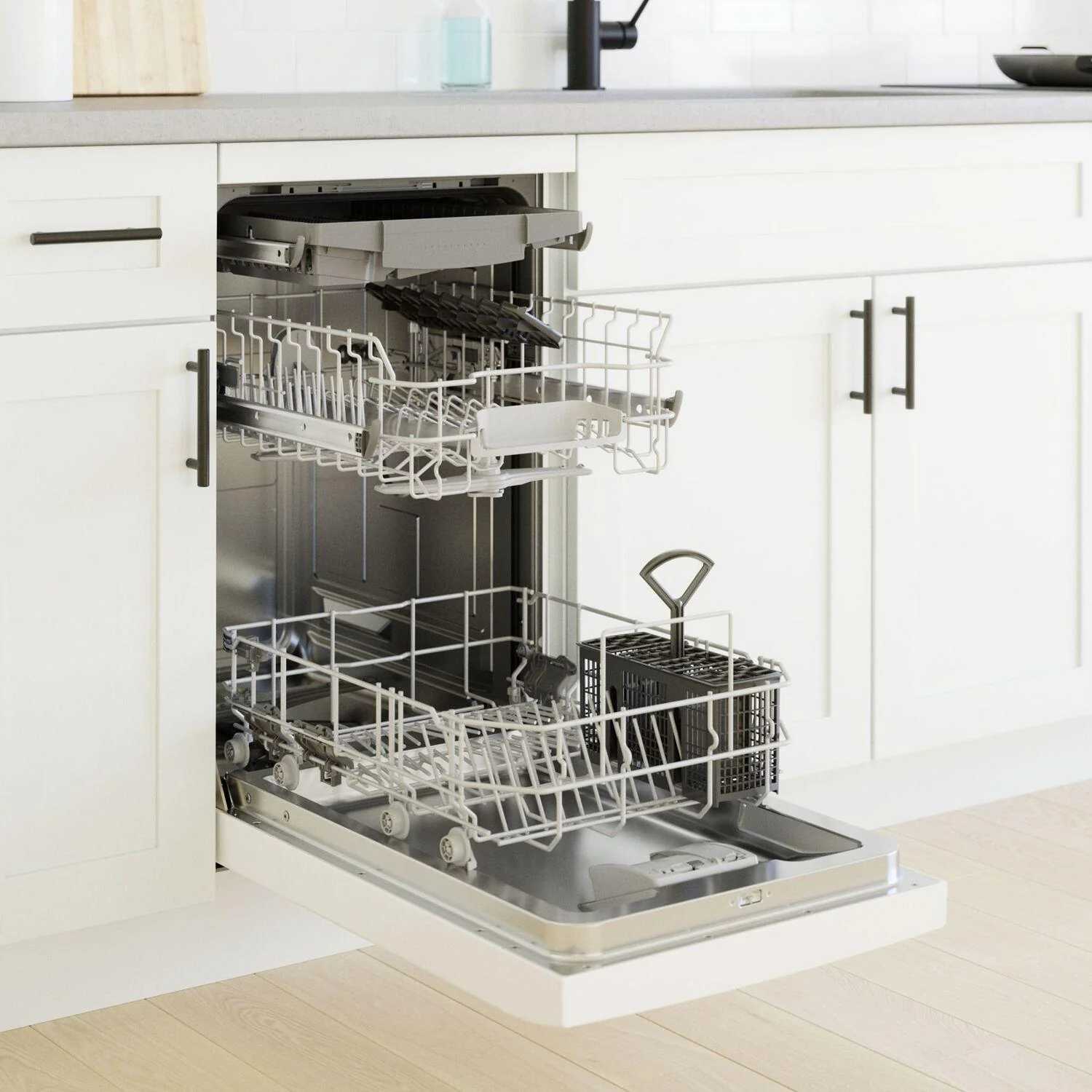 Bosch 300 Series Dishwasher 17 3/4" White SPE53B52UC - Image 20