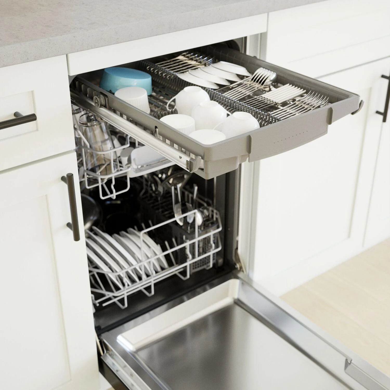 Bosch 300 Series Dishwasher 17 3/4" Black SPE53B56UC - Image 19