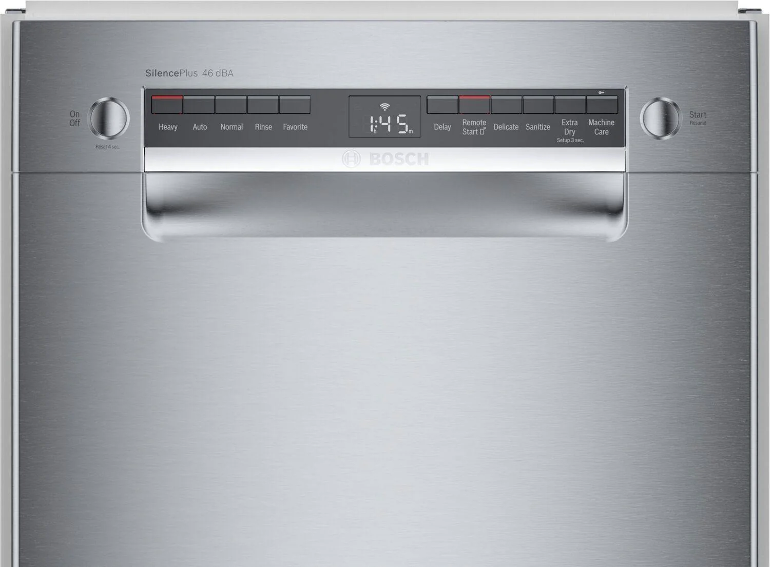 Bosch SPE53C55UC 300 Series, built-under dishwasher, 17 3/4'', Brushed steel anti-fingerprint - Image 6