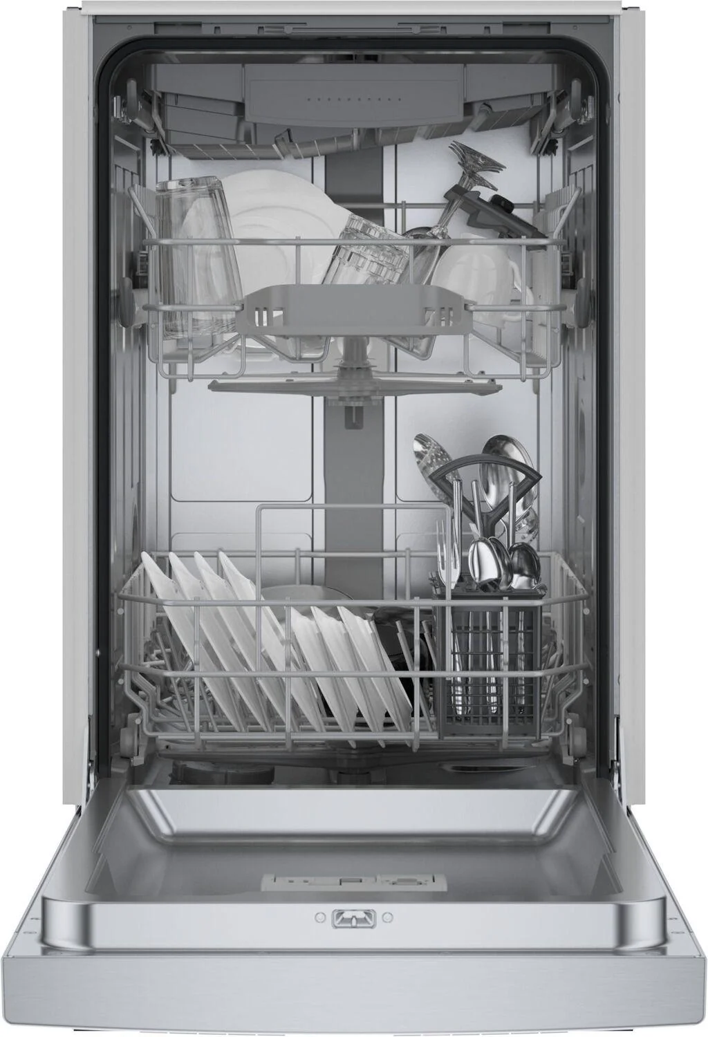 Bosch SPE53C55UC 300 Series, built-under dishwasher, 17 3/4'', Brushed steel anti-fingerprint - Image 7