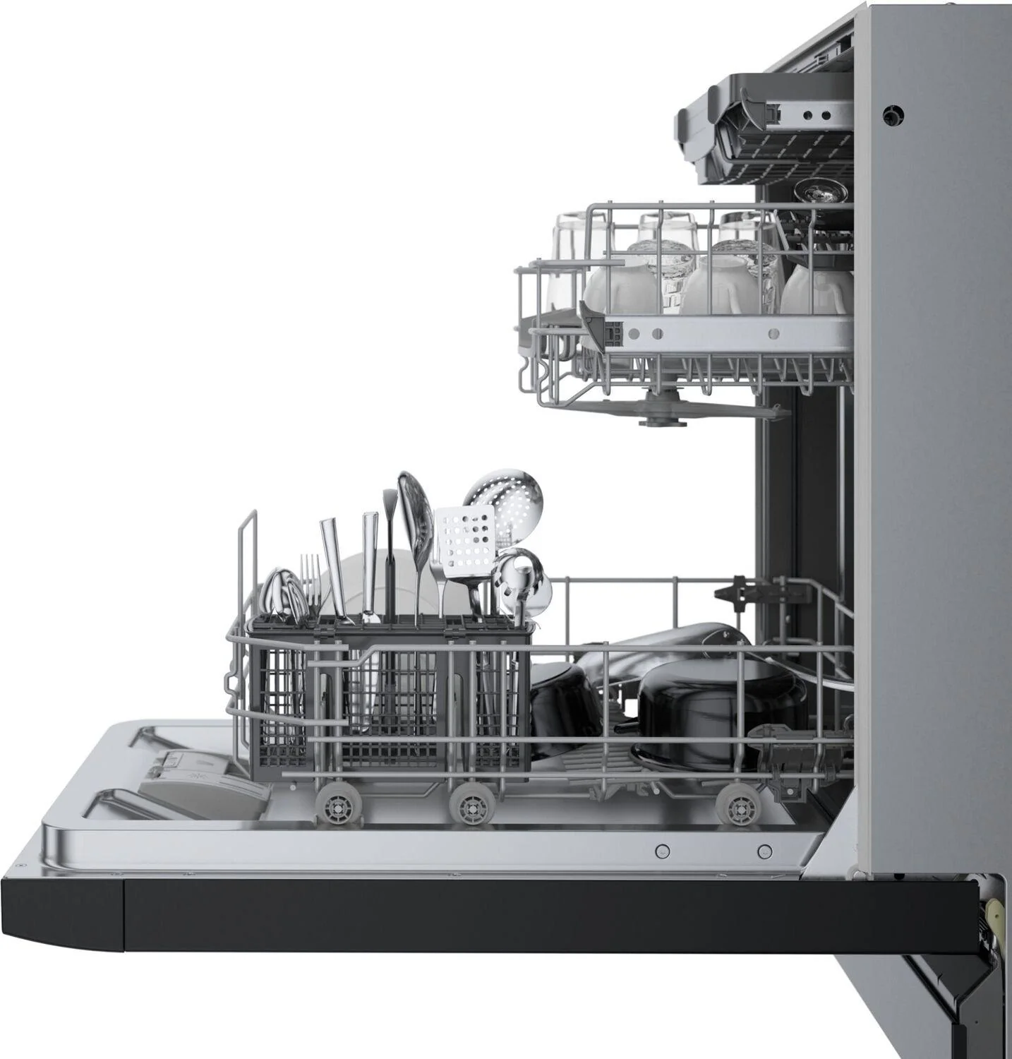 Bosch SPE53C56UC 300 Series Dishwasher 17 3/4" Black - Image 6