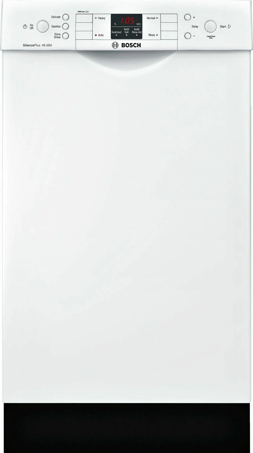 ADA 18" 300 Series Recessed Hndl, 4/4 Cycles, 46 dBA, RckMatic, 9 Pl Stgs - WH - Image 3
