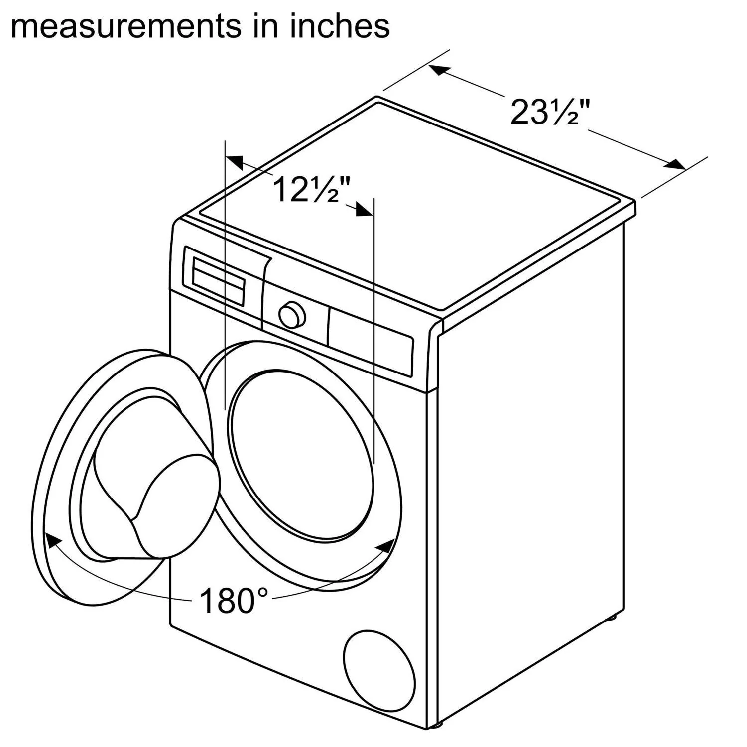500 Series Compact Washer 1400 rpm WAW285H1UC - Image 16