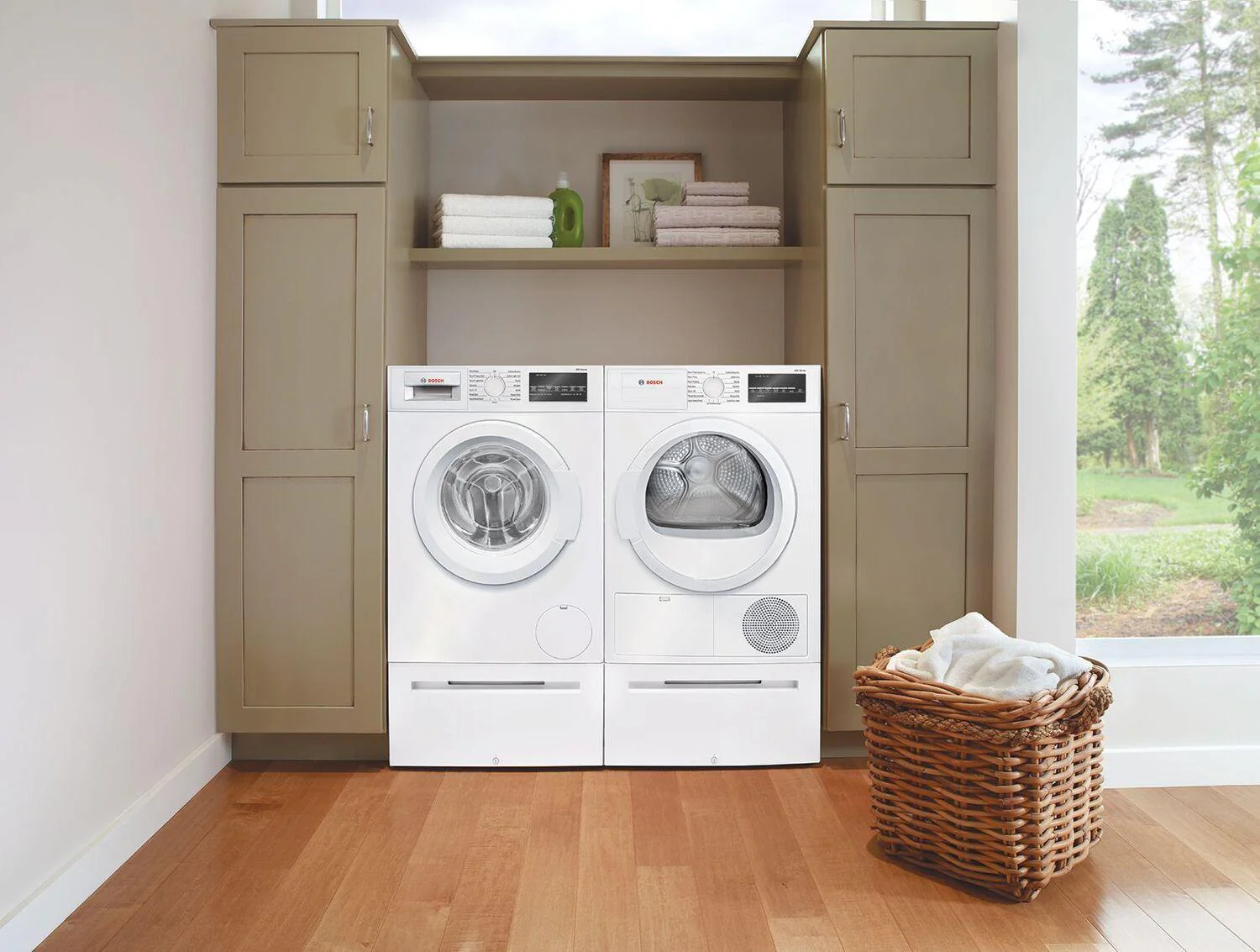 Bosch WGA12400UC 300 Series Compact Washer , White - Image 10