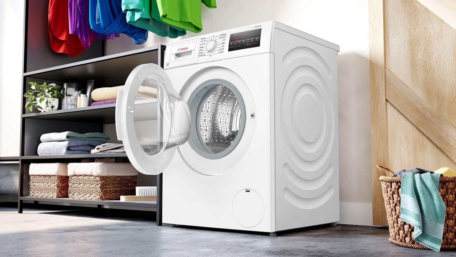 Bosch WGA12400UC 300 Series Compact Washer , White - Image 6