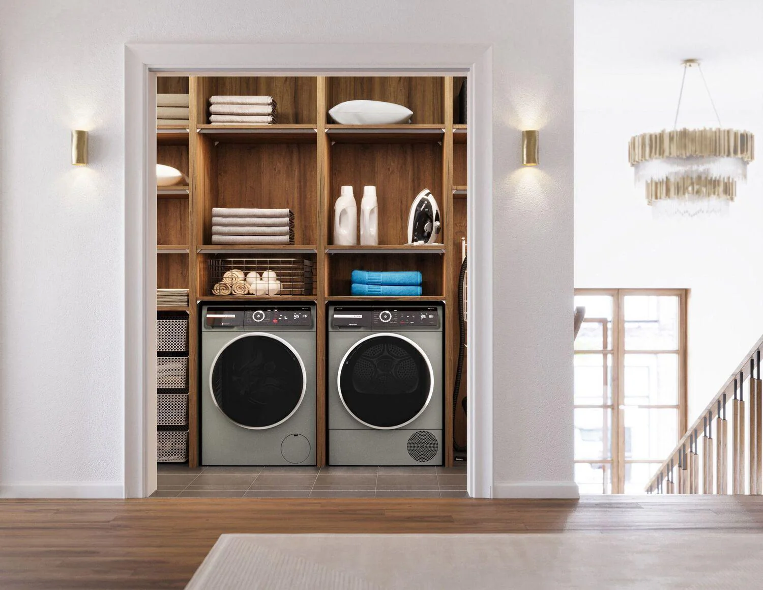 Bosch WGB246AXUC 800 Series Compact Washer max. 1600 rpm, Pearl Steel - Image 20