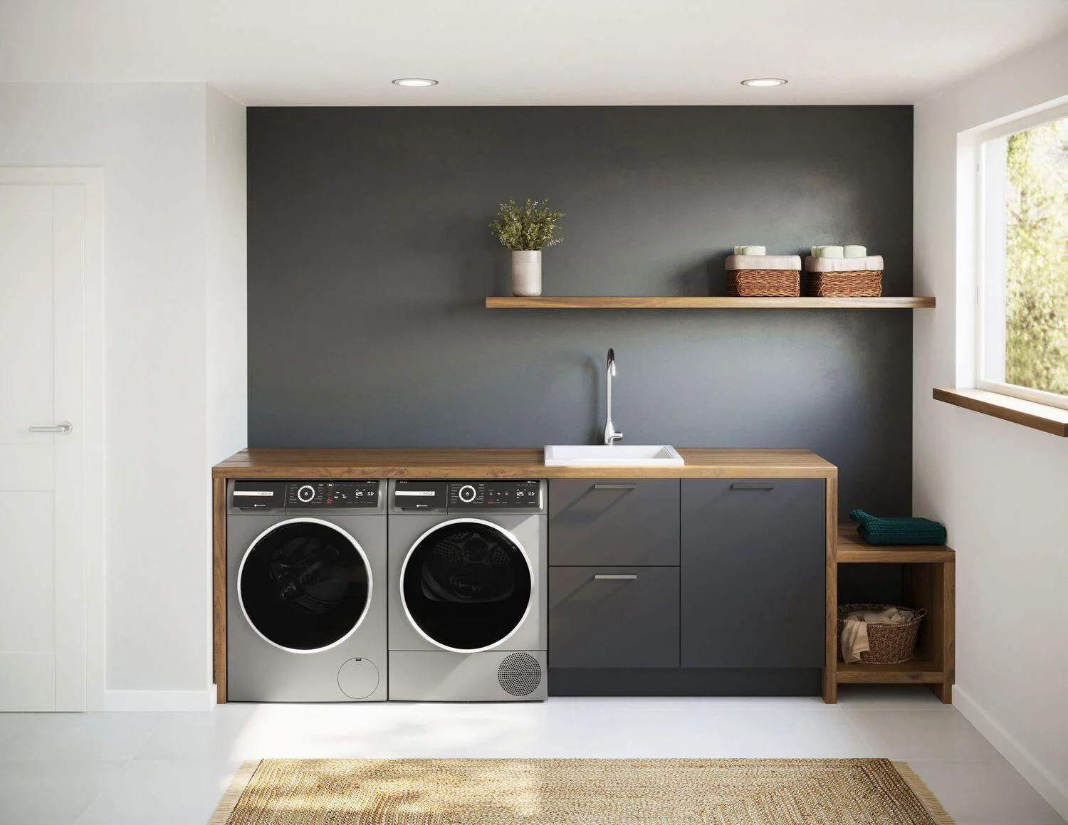 Bosch WGB246AXUC 800 Series Compact Washer max. 1600 rpm, Pearl Steel - Image 22