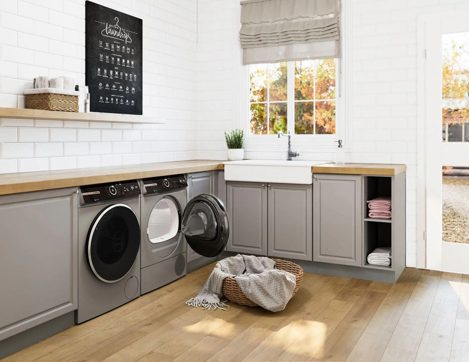 Bosch WGB246AXUC 800 Series Compact Washer max. 1600 rpm, Pearl Steel - Image 4