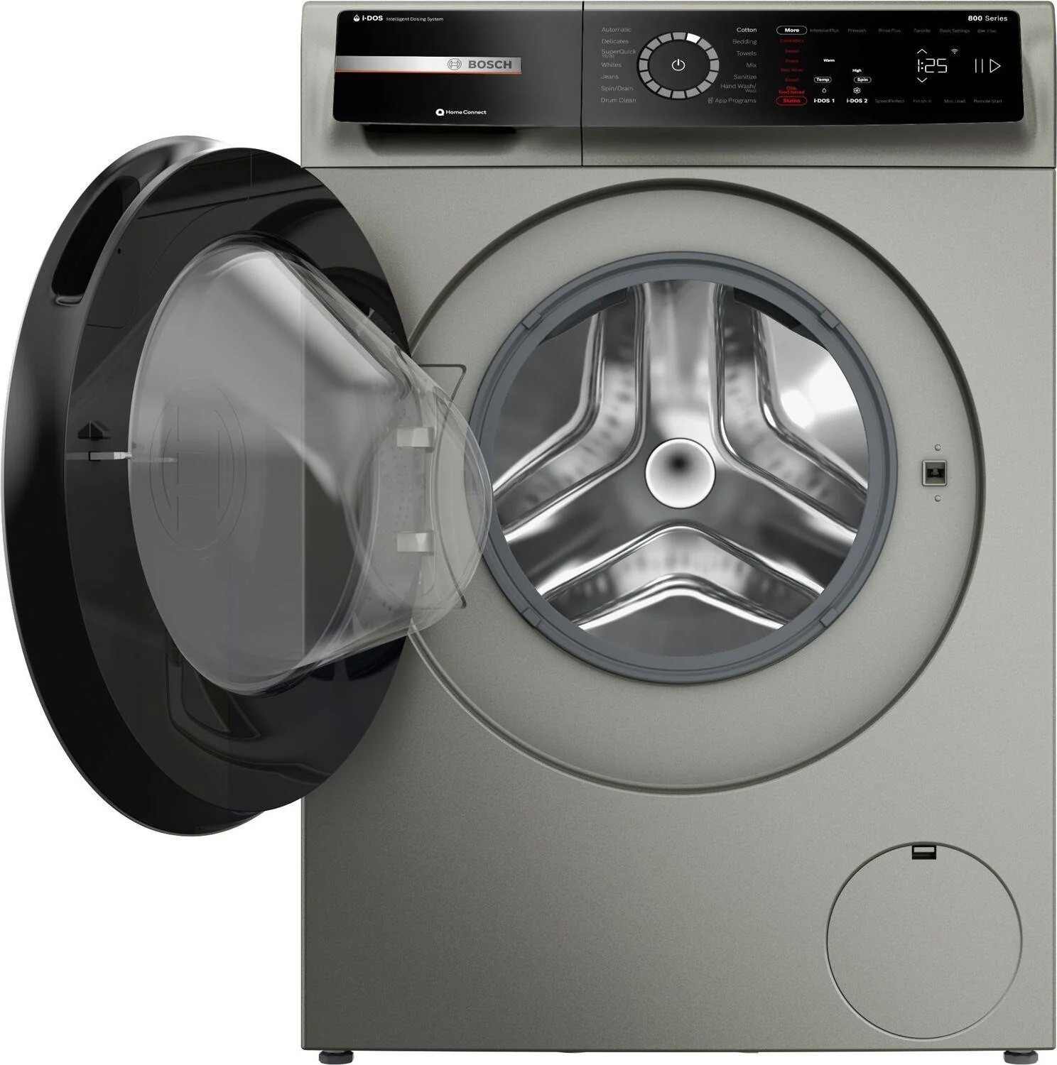 Bosch WGB246AXUC 800 Series Compact Washer max. 1600 rpm, Pearl Steel - Image 8