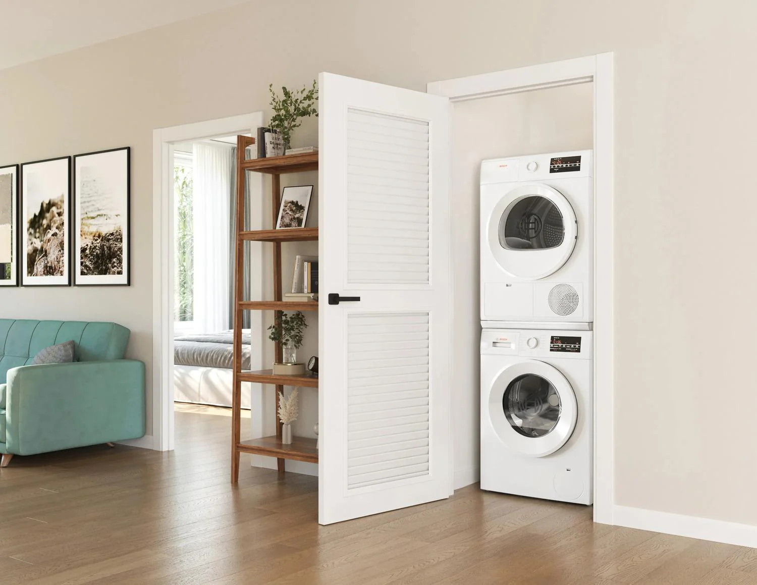 Bosch WPA12100UC 300 Series, condenser tumble dryer, White - Image 5