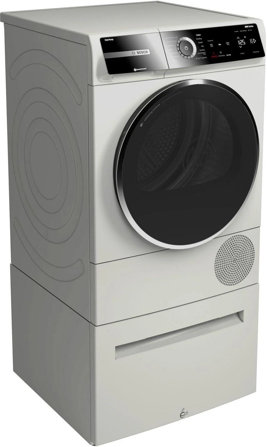 Bosch WQB245AXUC 800 Series Heat Pump Dryer Pearl Steel - Image 5