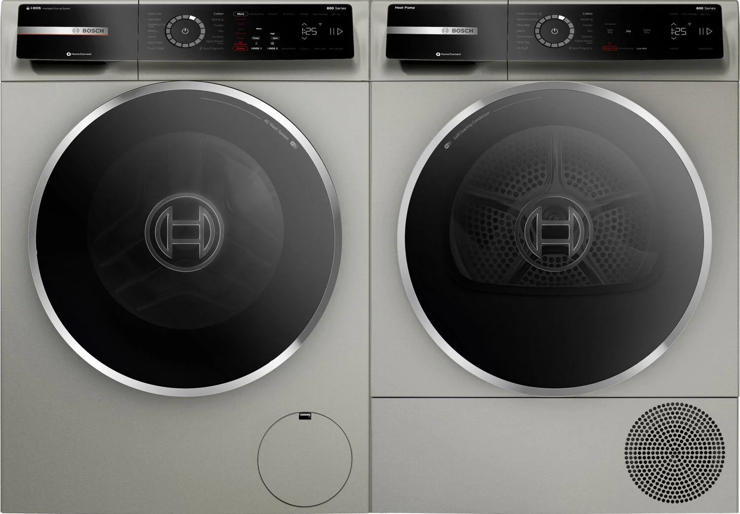 Bosch WQB245AXUC 800 Series Heat Pump Dryer Pearl Steel - Image 6
