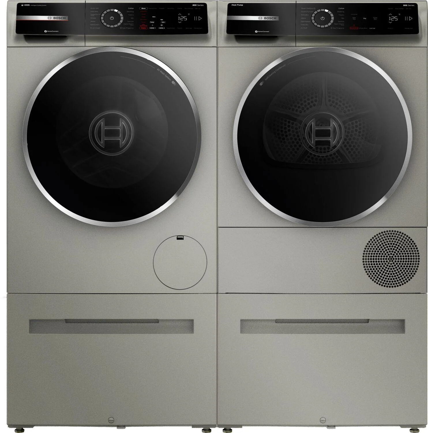 Bosch WQB245AXUC 800 Series Heat Pump Dryer Pearl Steel - Image 7