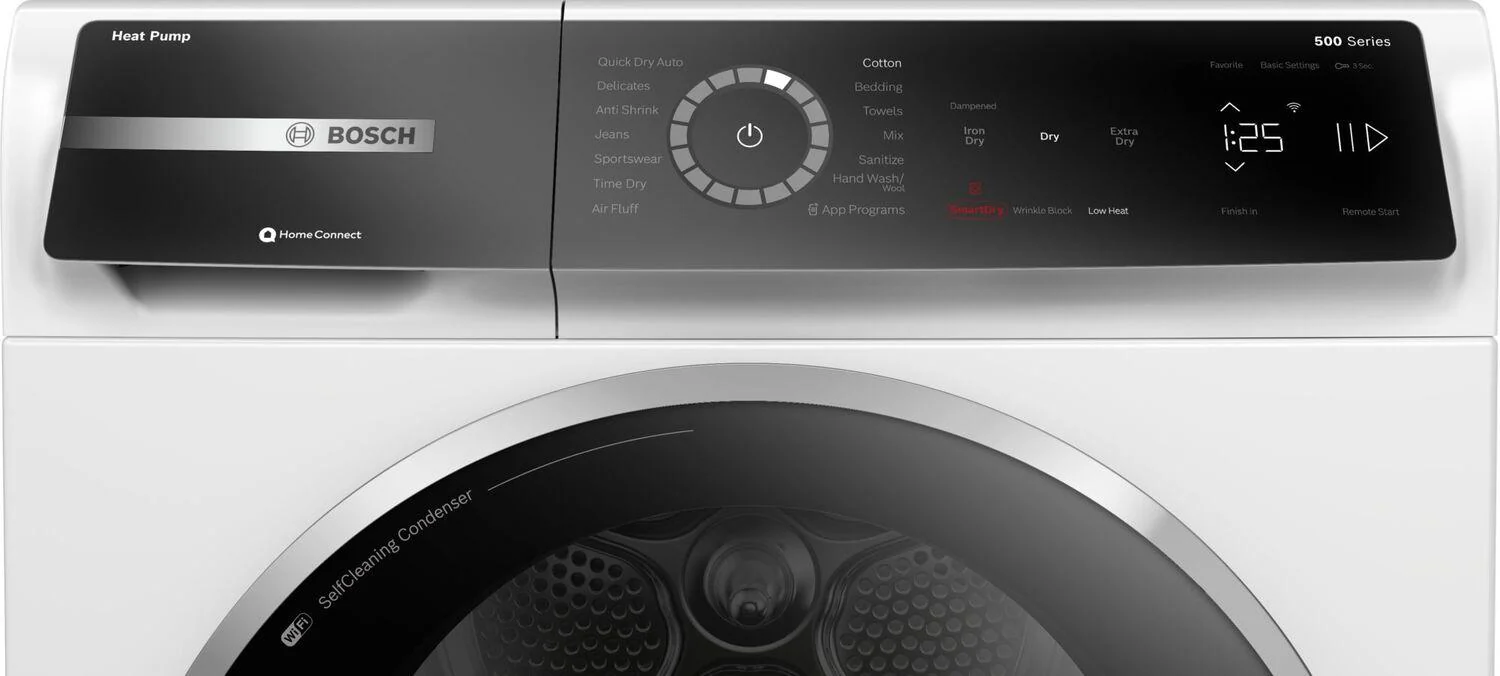Bosch WQB245B0UC 500 Series, heat pump dryer, White - Image 11