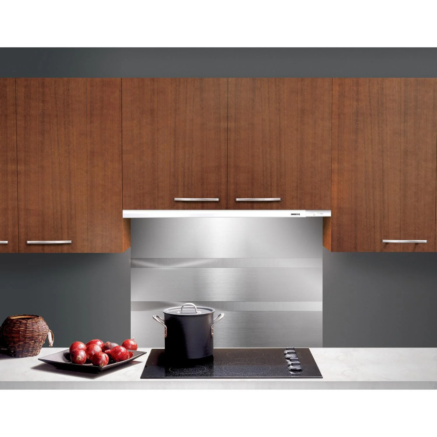 Broan 153604 DISCONTINUED-Broan® Elite 36-Inch Under-Cabinet Slide-Out Range Hood w/ Light, Brushed Aluminum - Image 2