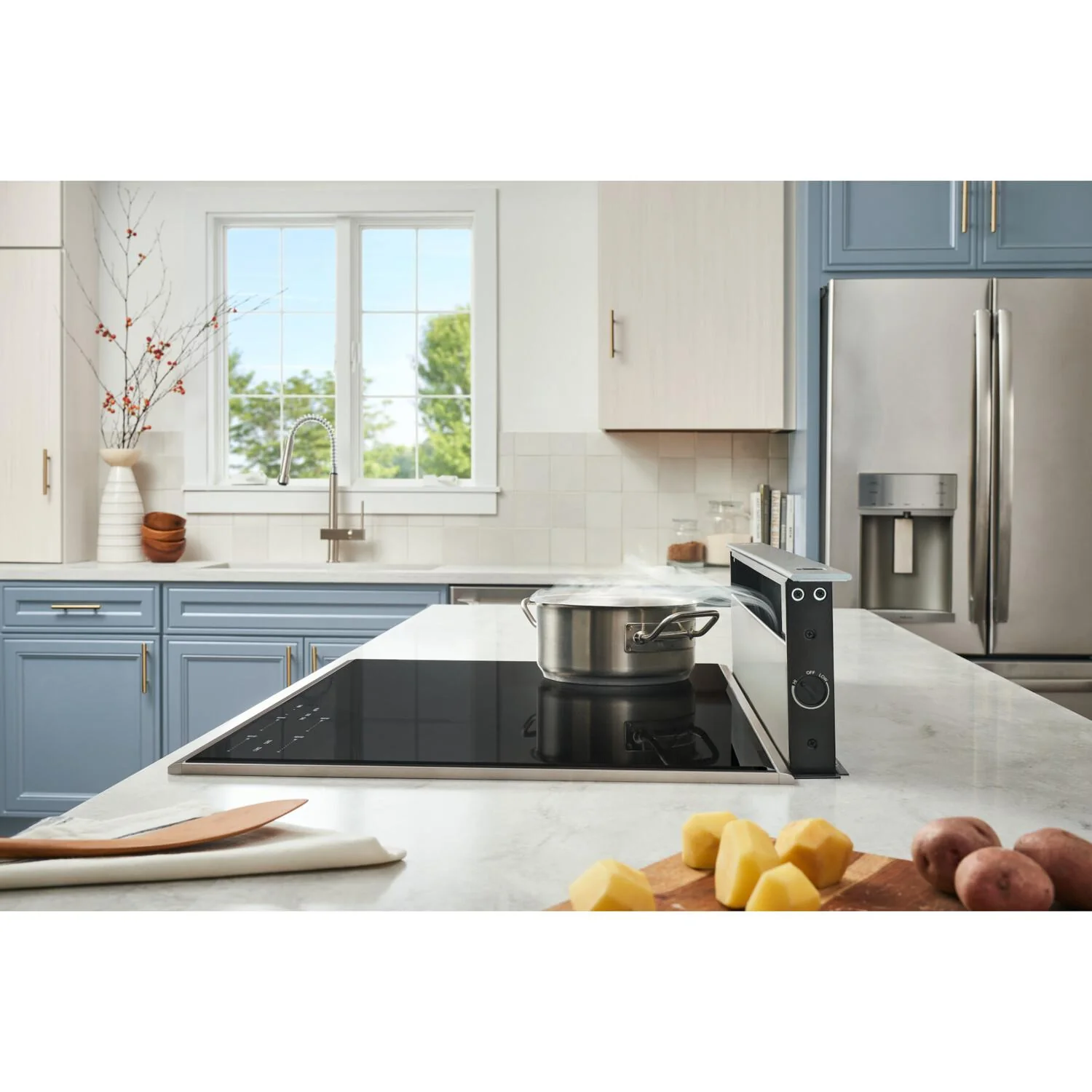 273003 Broan® Elite 30-Inch Downdraft Range Hood, 600 Max Blower CFM, Stainless Steel Cover - Image 3