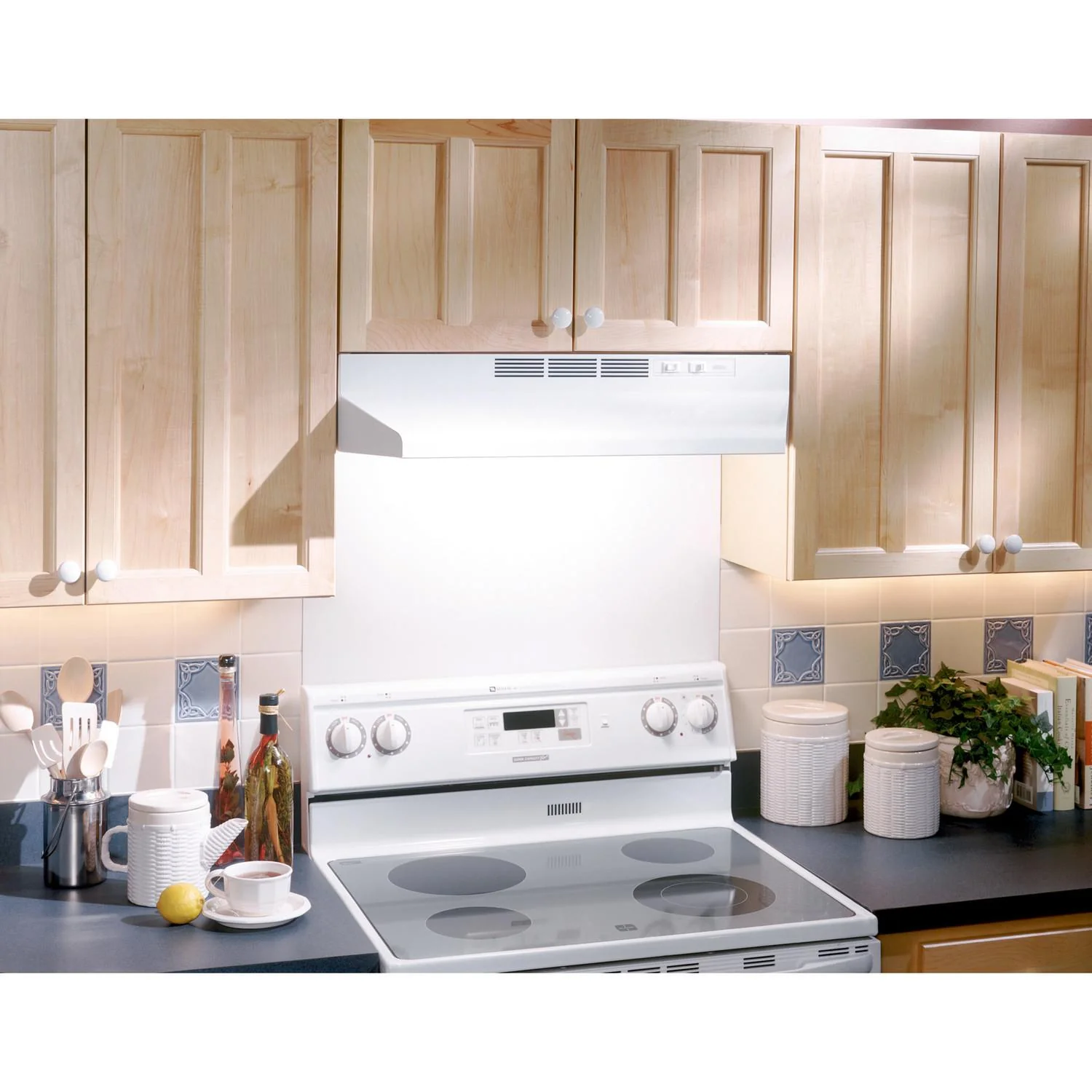 413001 Broan® 30-Inch Ductless Under-Cabinet Range Hood, White - Image 2