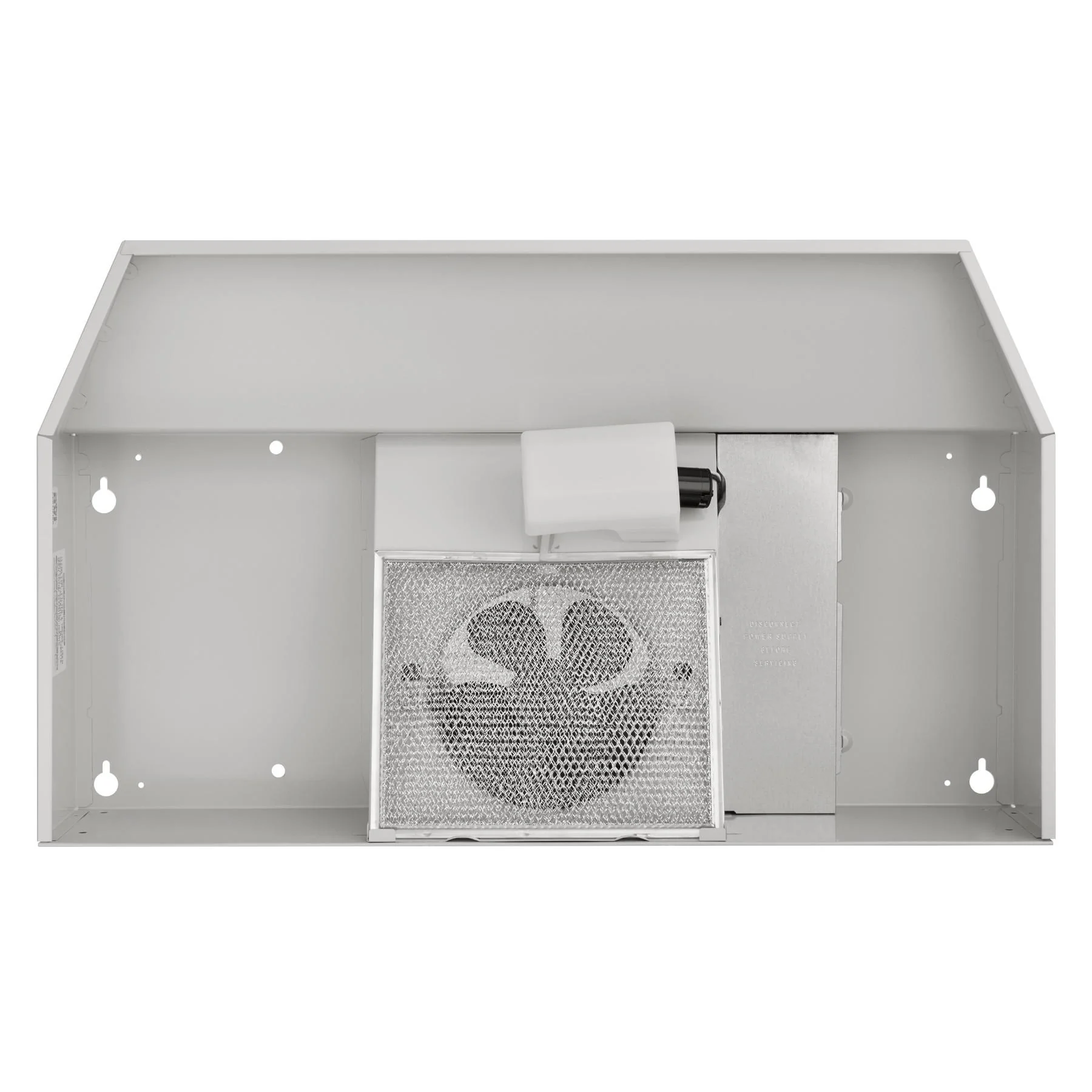 Broan® 36-Inch Ductless Under-Cabinet Range Hood, White - Image 3
