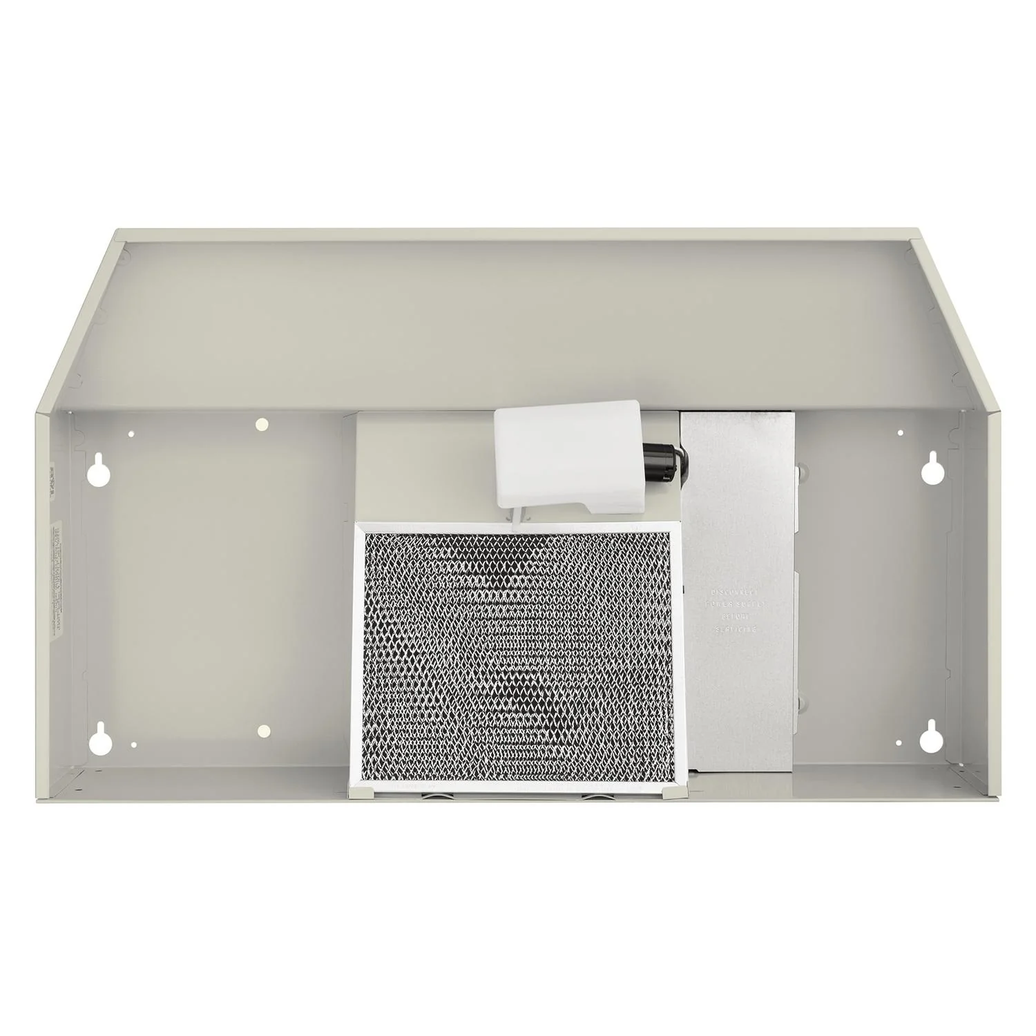 413602 Broan® 36-Inch Ductless Under-Cabinet Range Hood, Bisque - Image 4